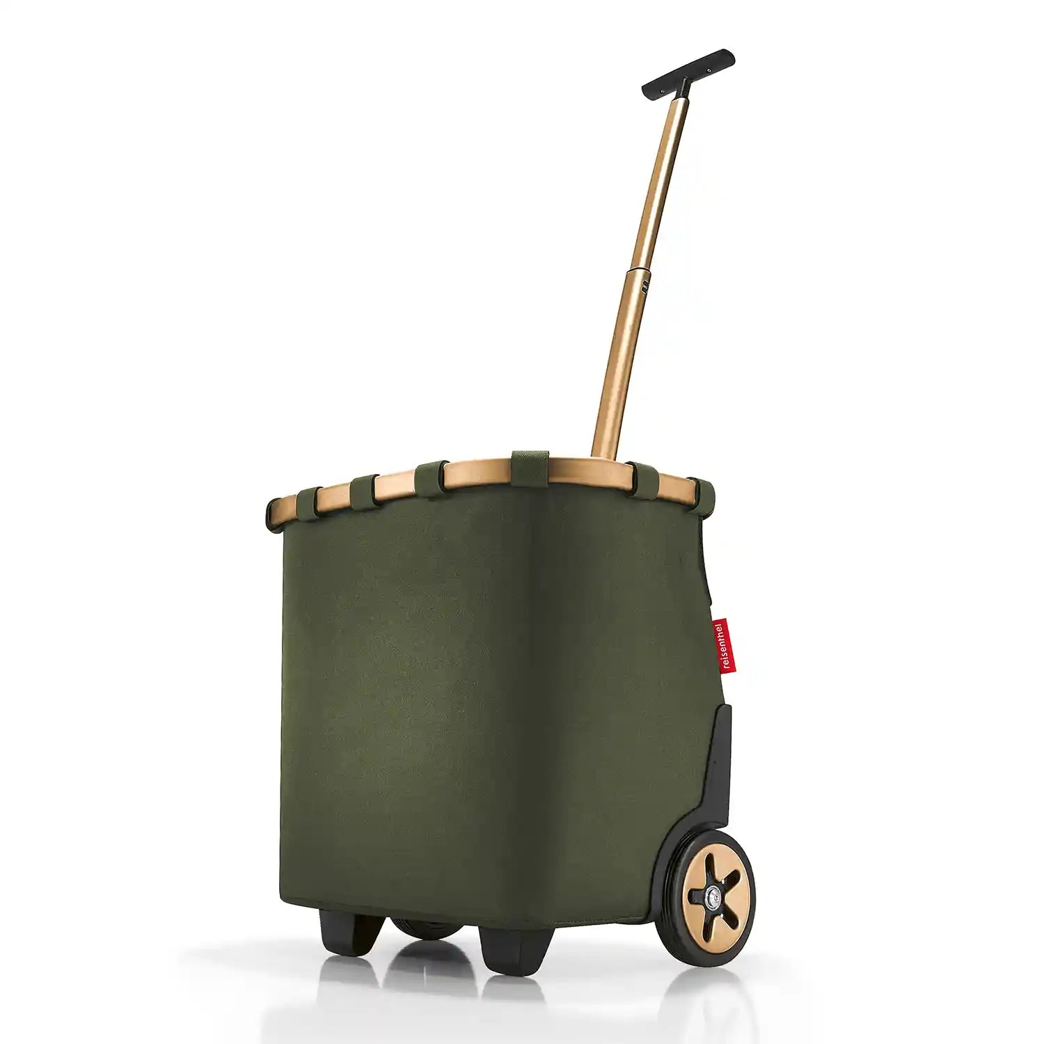 Reisenthel Shopping Carrycruiser Einkaufskorb 48 cm Forest Gold – moderner Einkaufstrolley mit Rollen