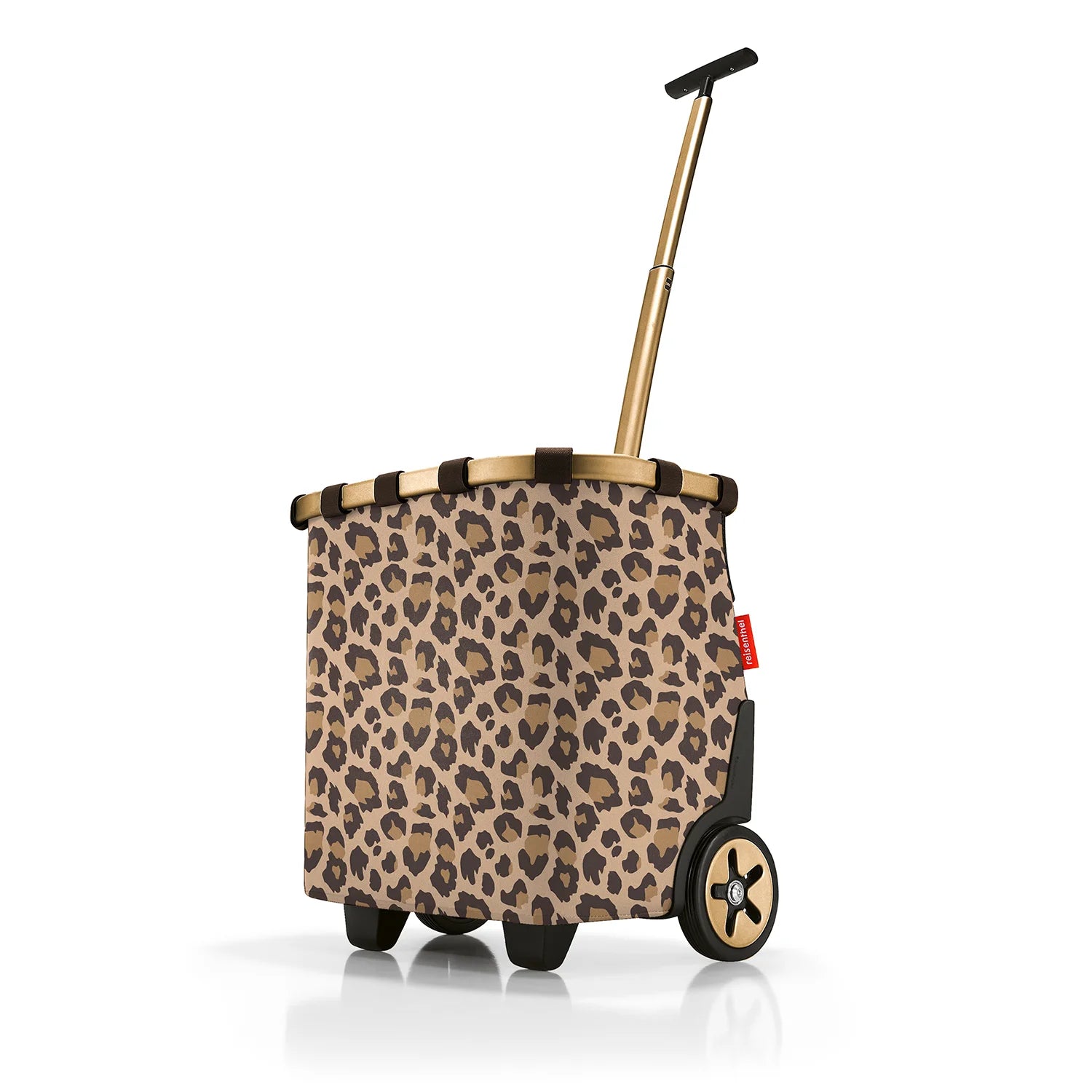 Reisenthel Shopping Carrycruiser shopping basket with wheels 48 cm - Frame Leo Macchiato