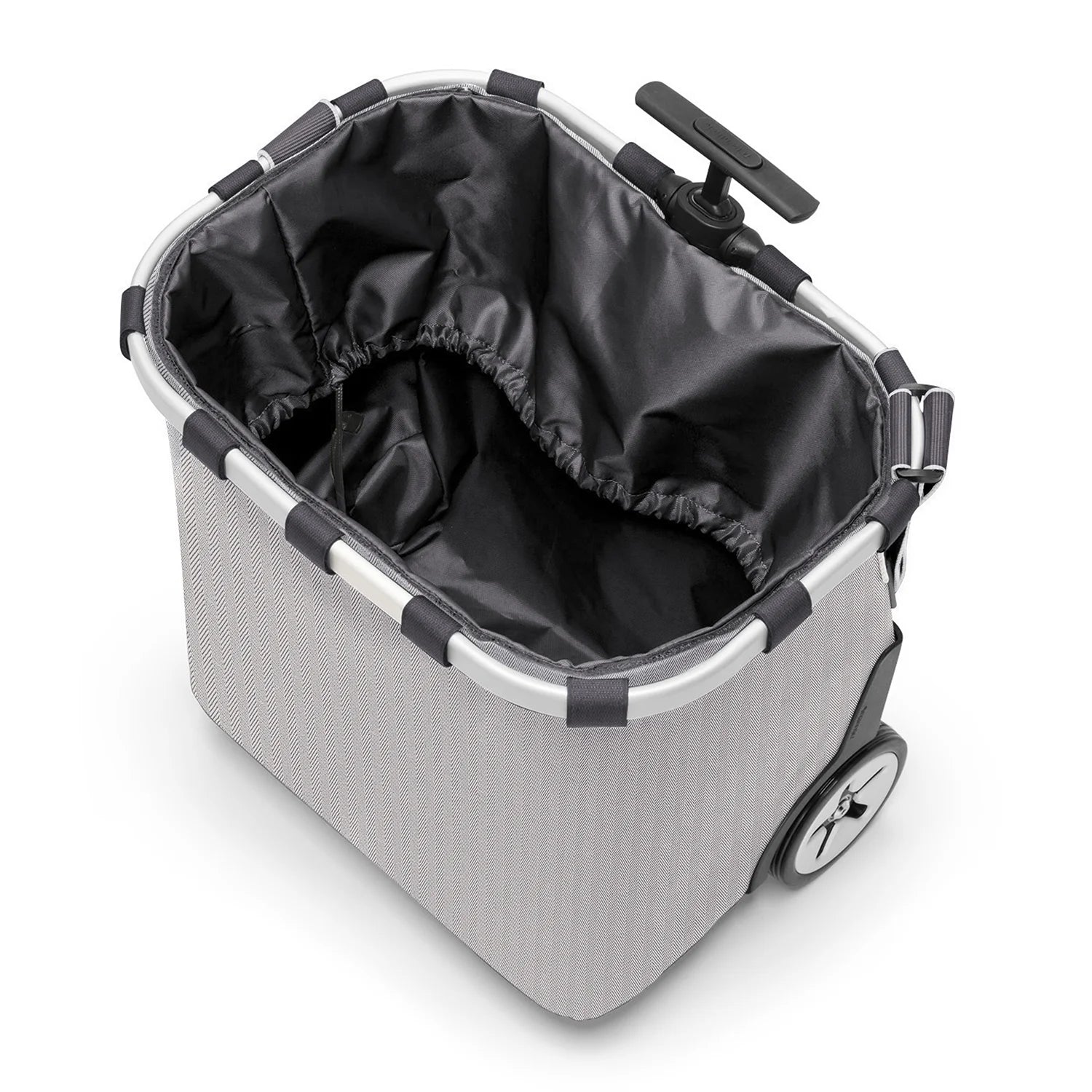 Reisenthel Shopping Carrycruiser Einkaufskorb mit Rollen 48 cm - Herringbone Grey