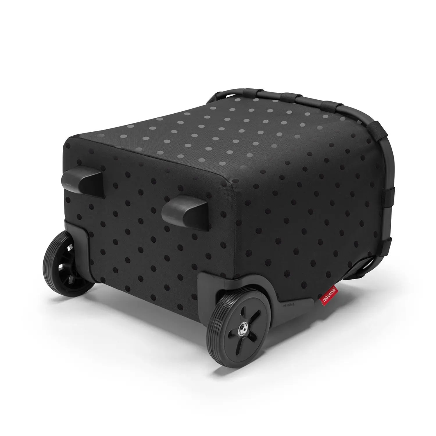 Reisenthel Shopping Carrycruiser Einkaufskorb mit Rollen 48 cm - Frame Glossy Dots Black