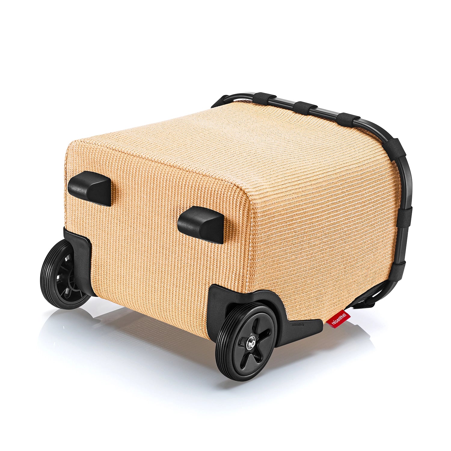 Reisenthel Shopping Carrycruiser Einkaufskorb mit Rollen 48 cm - Frame Raffia Black