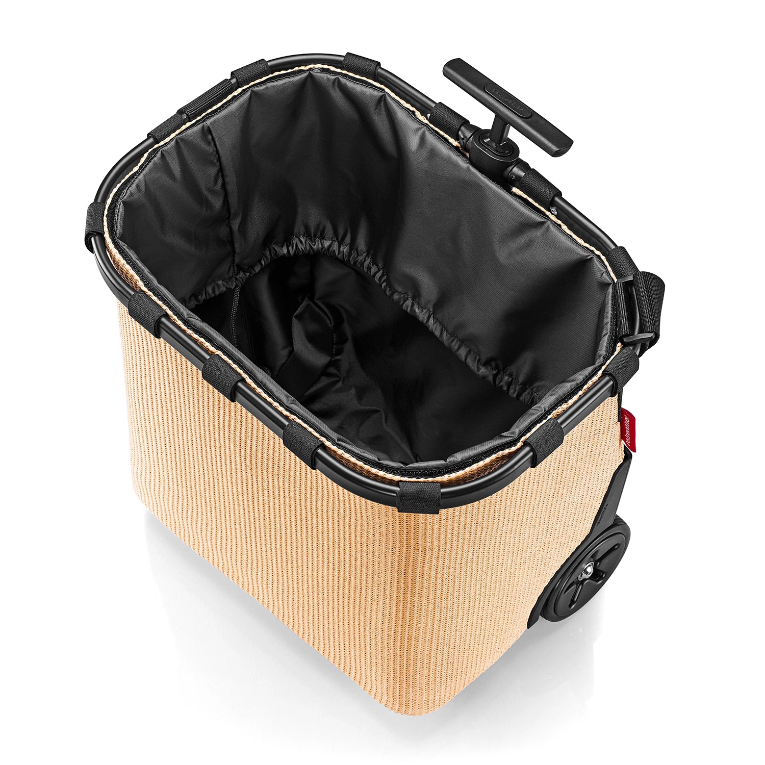 Reisenthel Shopping Carrycruiser Einkaufskorb mit Rollen 48 cm - Frame Raffia Black