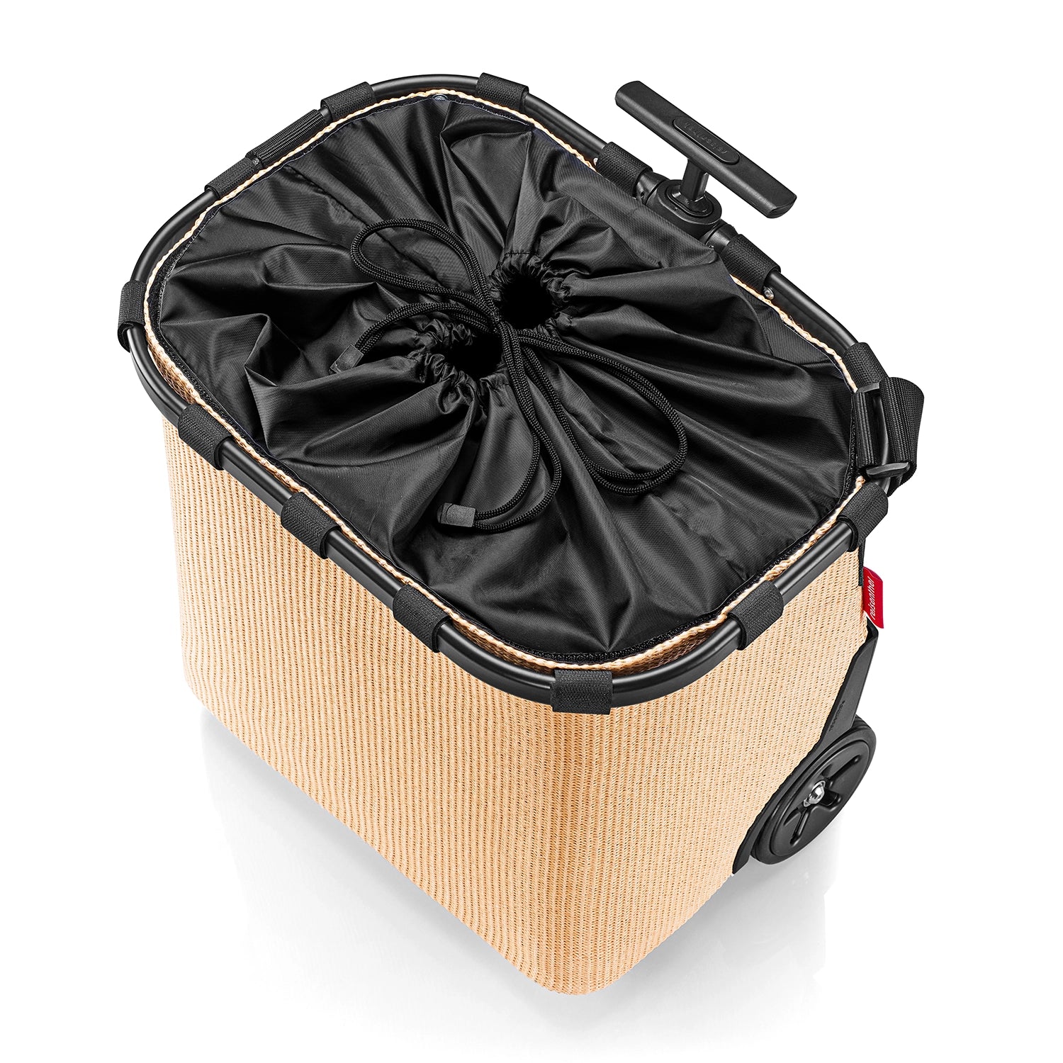 Reisenthel Shopping Carrycruiser Einkaufskorb mit Rollen 48 cm - Frame Raffia Black
