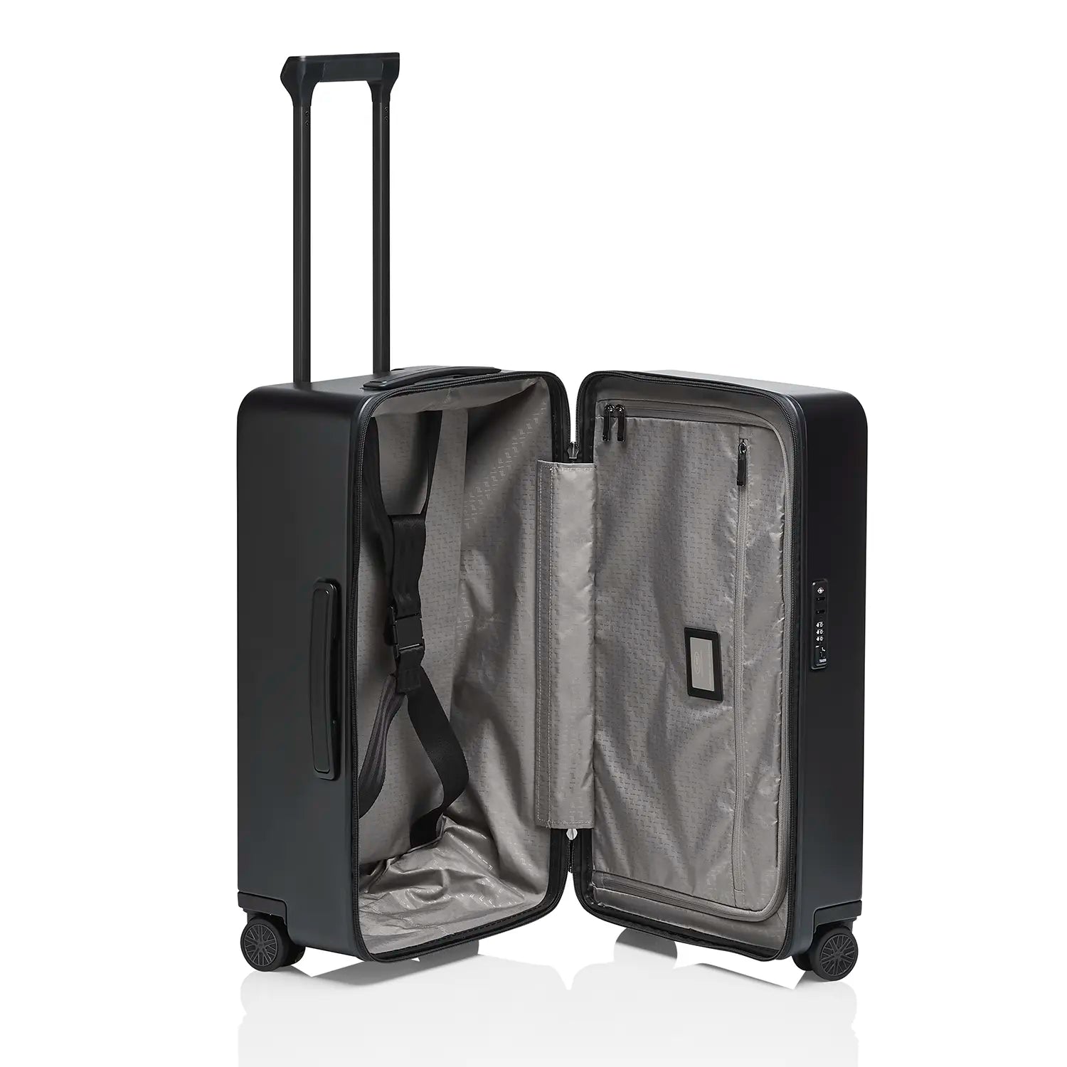 Porsche Design Roadster Hardcase 4-Rollen Trunk S 65 cm - Black Matt