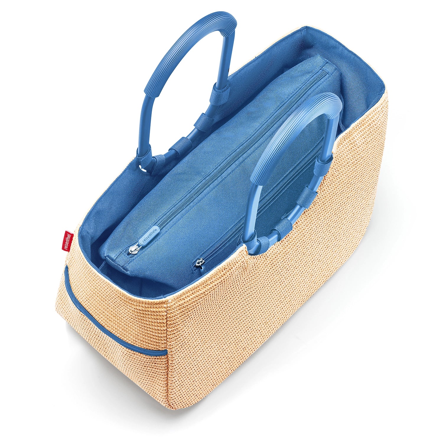 Reisenthel Shopping Loopshopper M Einkaufsshopper 40 cm - Frame Raffia Blue