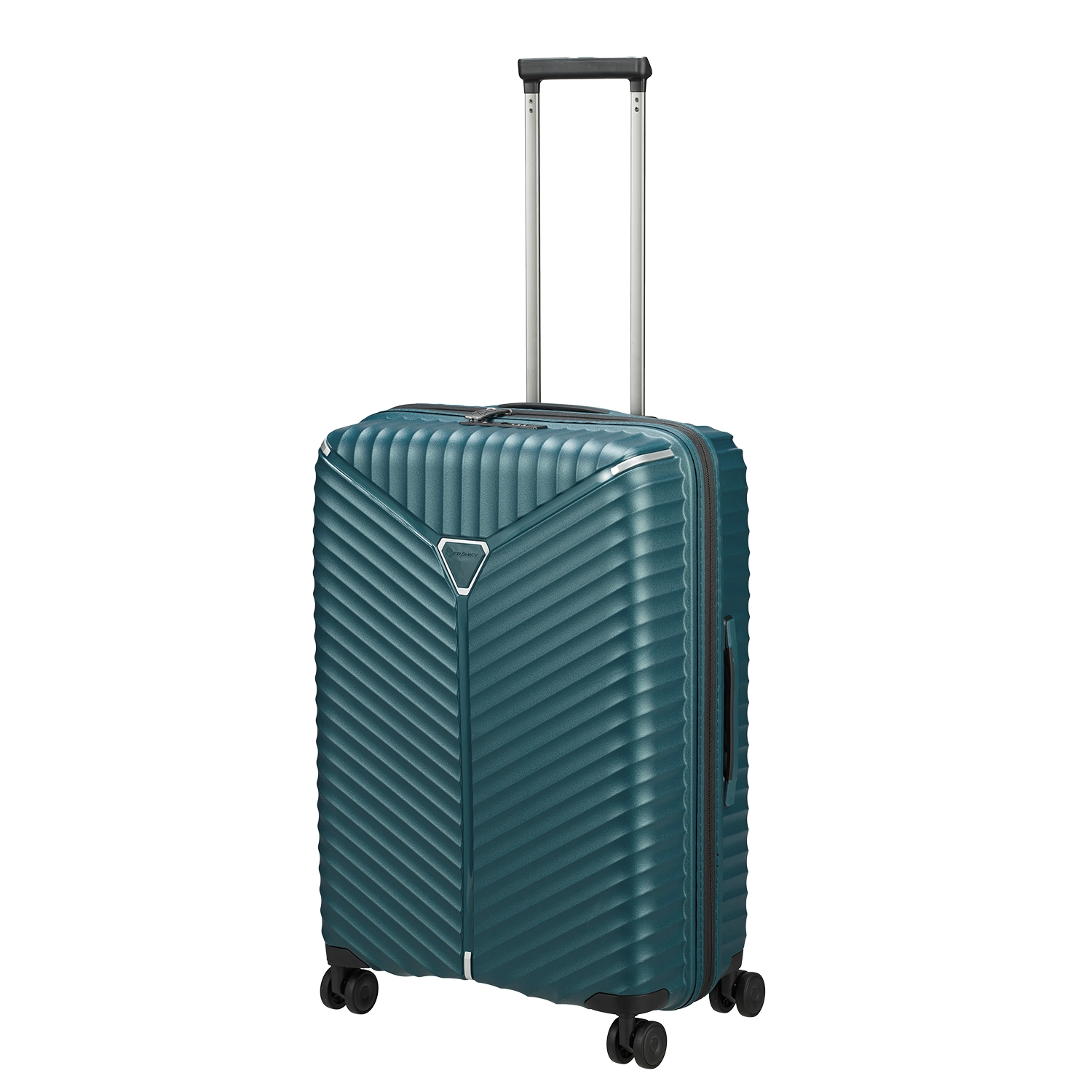 koffer-direkt.de Flight Lite II 4-Rollen Trolley 66 cm - Petrol