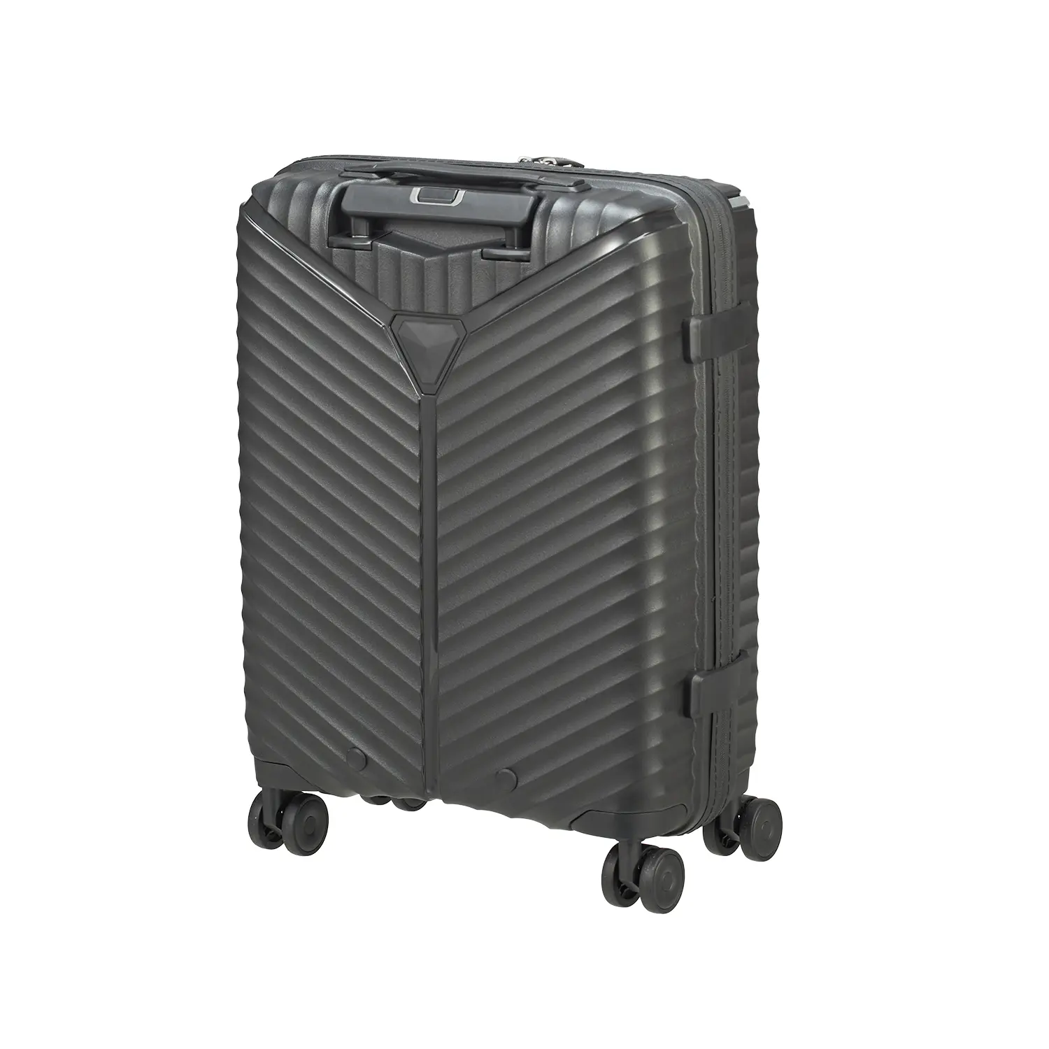 koffer-direkt.de Flight Lite II 4-wheel trolley set M/S - anthracite