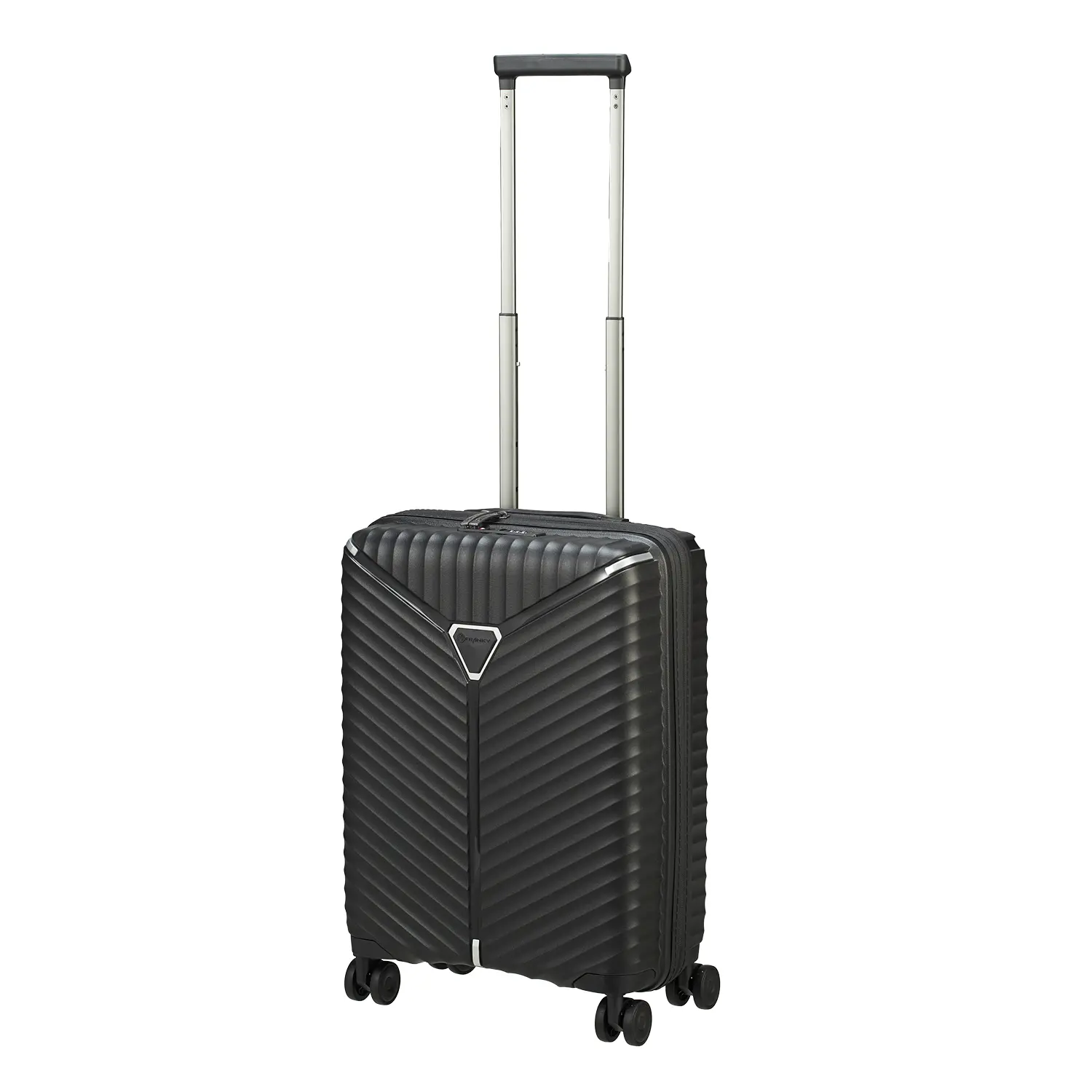 koffer-direkt.de Flight Lite II 4-wheel trolley set M/S - black