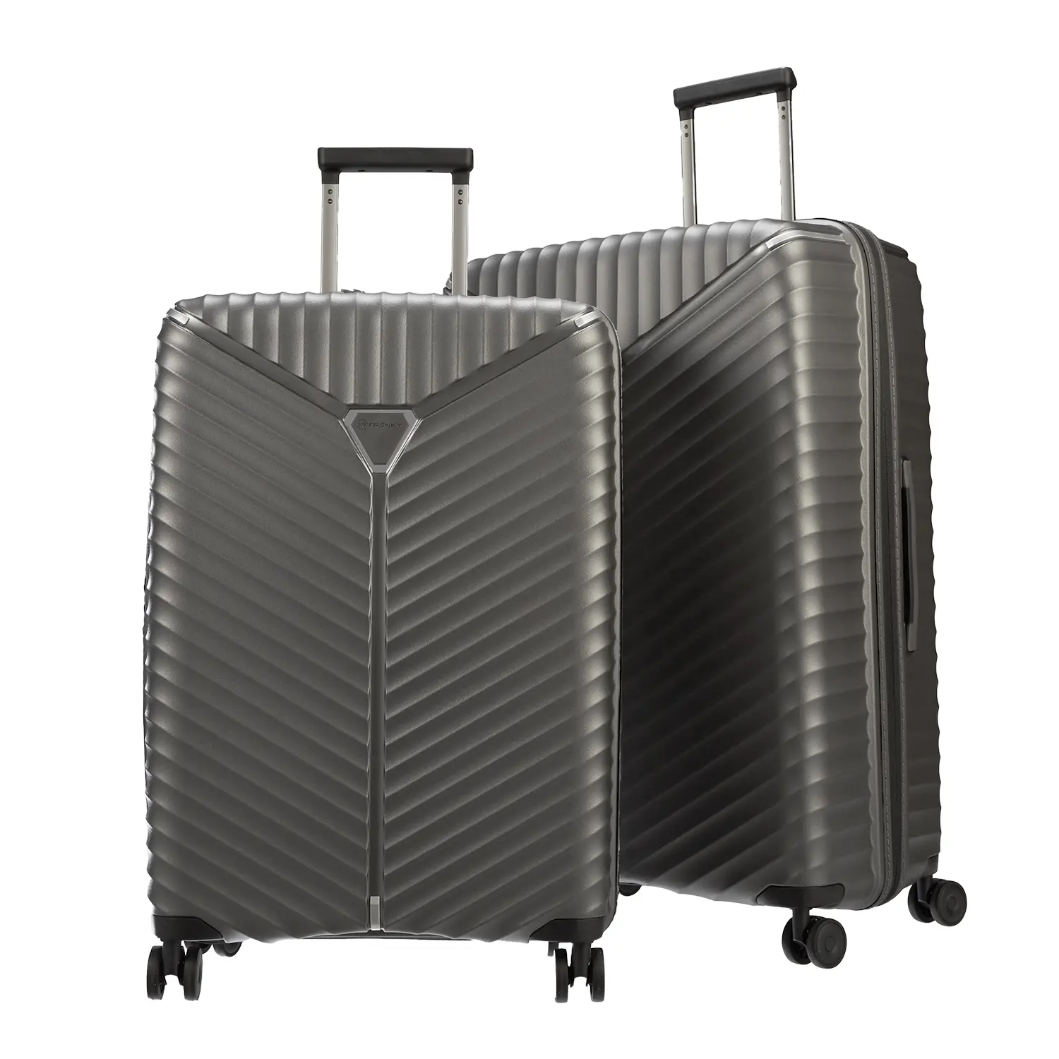 koffer-direkt.de Flight Lite II 4-wheel trolley set L/M - anthracite