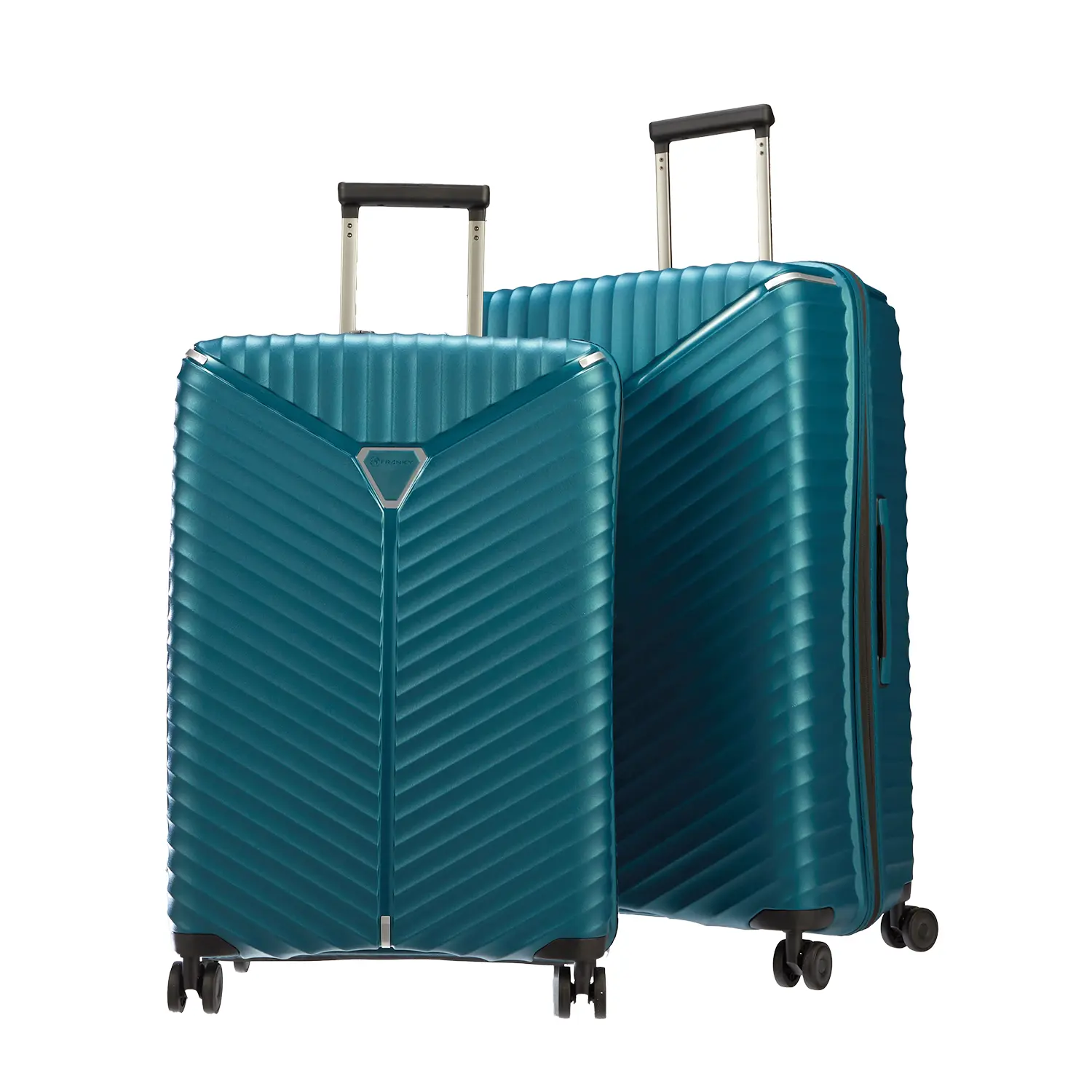 koffer-direkt.de Flight Lite II 4-Rollen Trolley Set L/M - Petrol