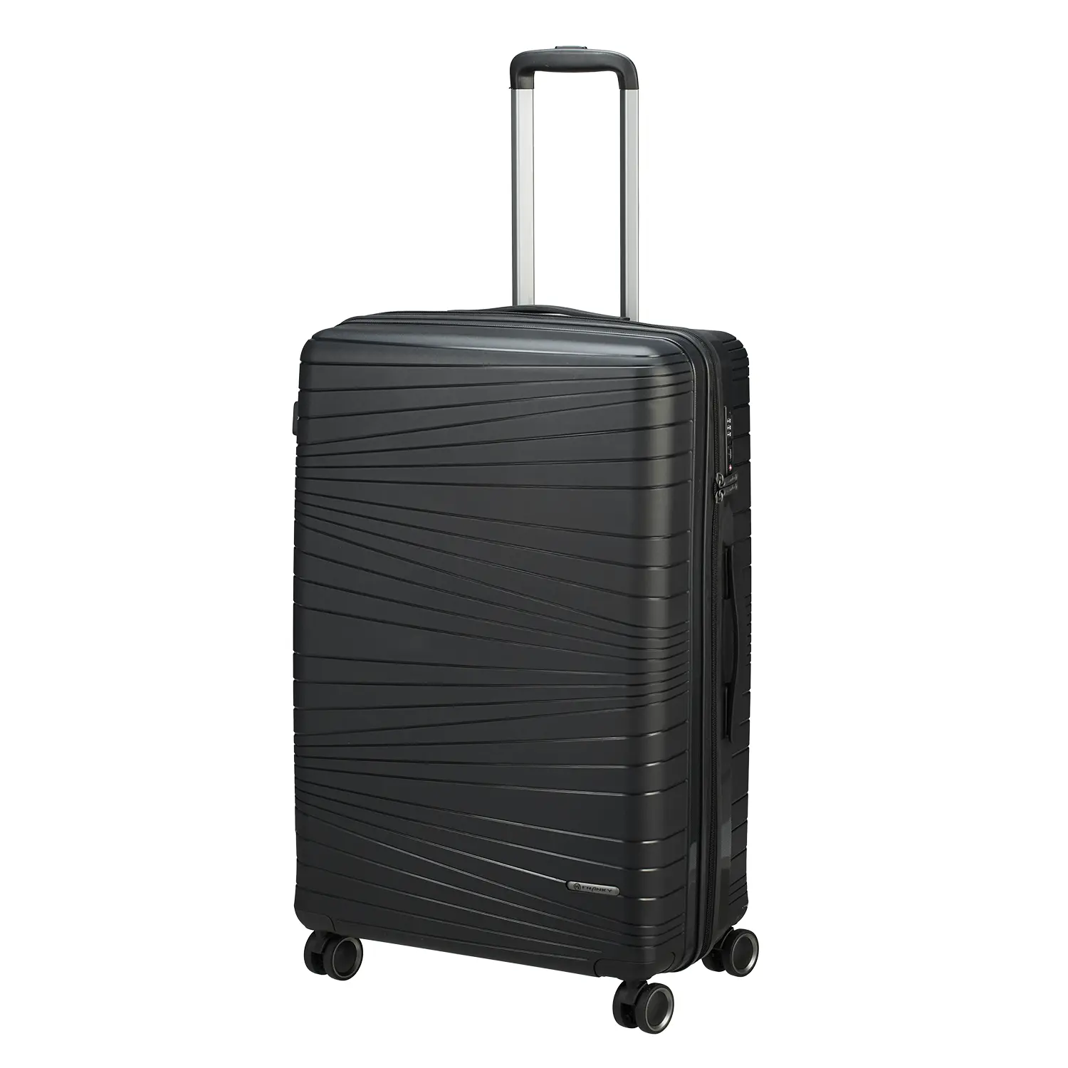 koffer-direkt.de PP14 4-Rollen Trolley Set S/M/L - Black