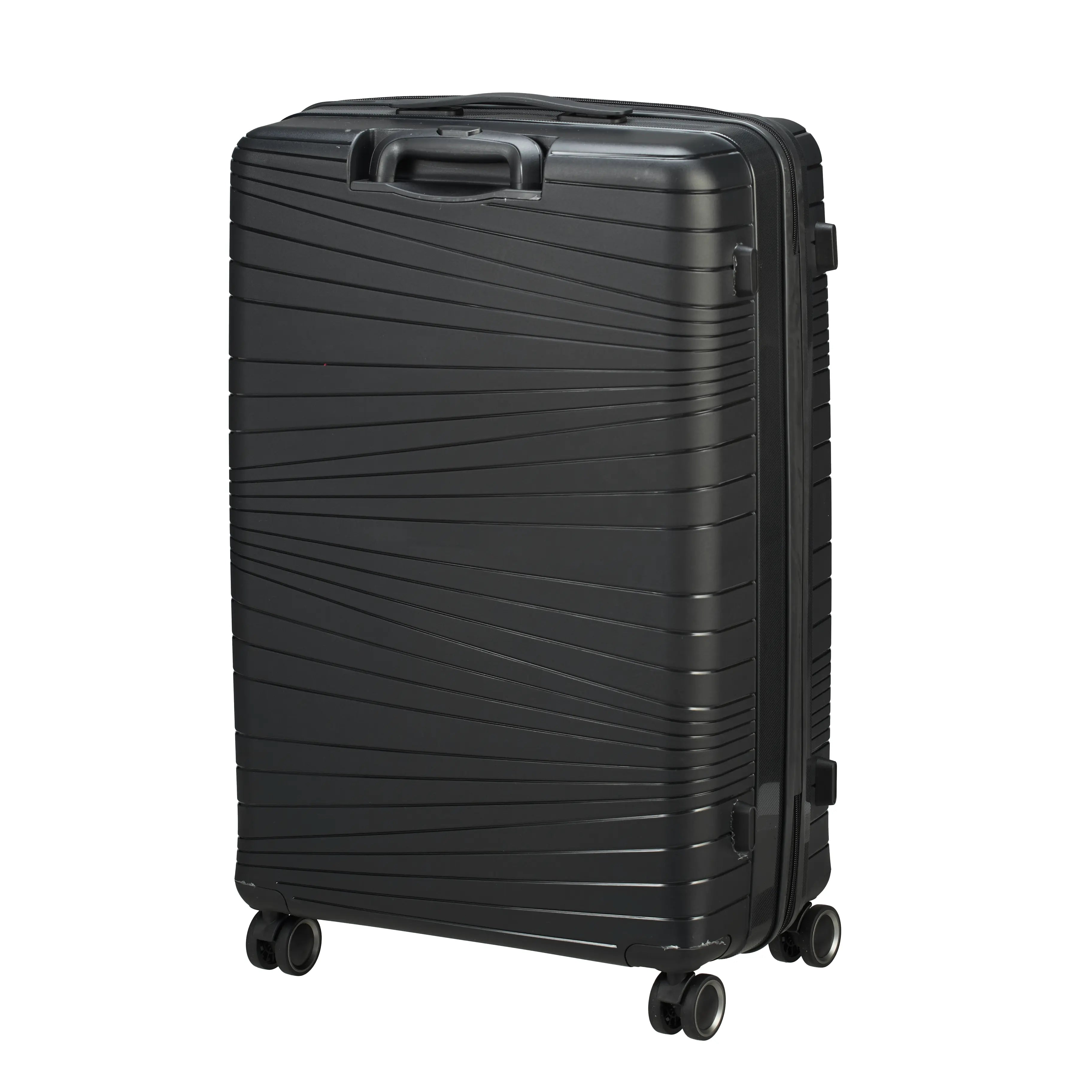 koffer-direkt.de PP14 4-Rollen Trolley Set M/L - Black