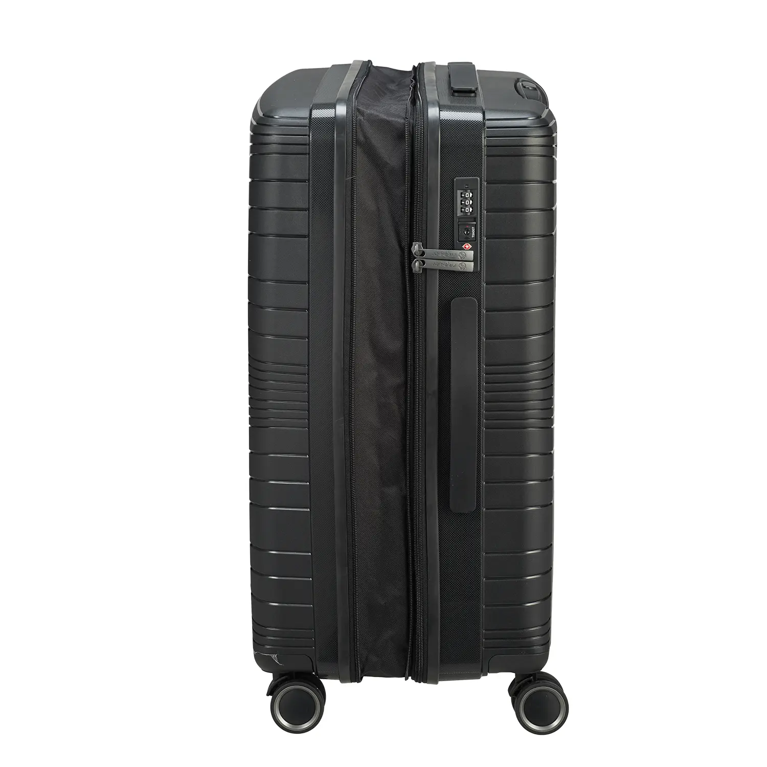 koffer-direkt.de PP14 4-Rollen Trolley Set M/L - Black