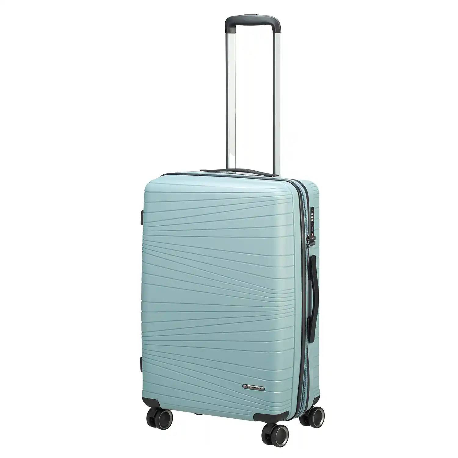 koffer-direkt.de PP14 4-Rollen Trolley 65 cm - Dark Grey