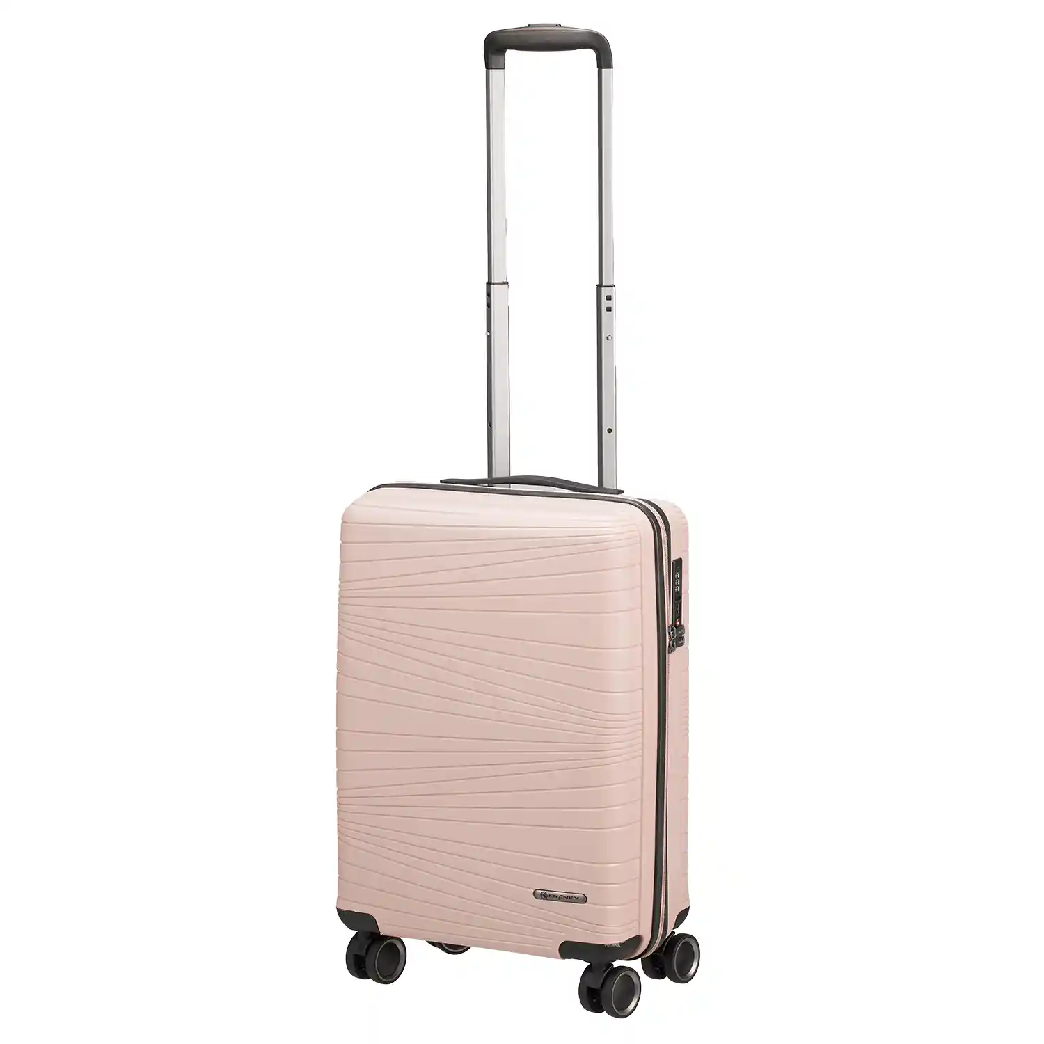 koffer-direkt.de PP14 4-Rollen Kabinentrolley 55 cm - Rose