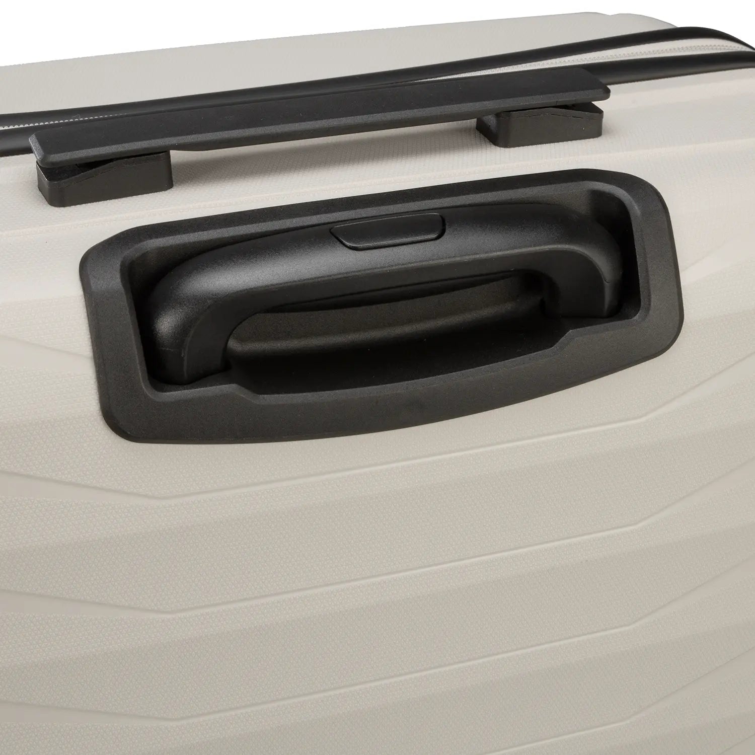  PP15 4-Rollen Trolley Light Beige - Ergonomischer Teleskopgriff und seitliche Tragegriffe