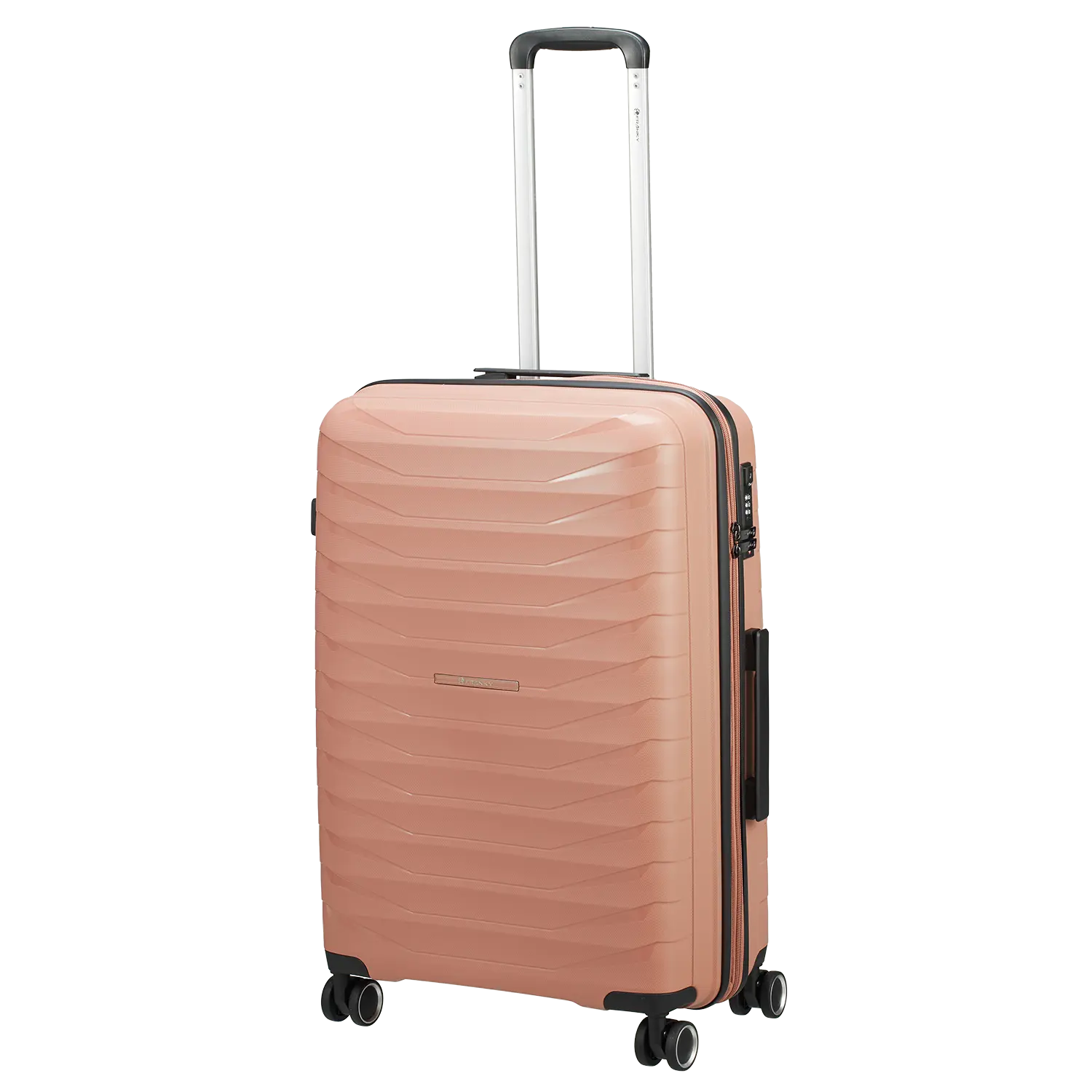 Stylischer Rose Gold Koffer Franky PP15 - Fashion-Statement auf Reisen