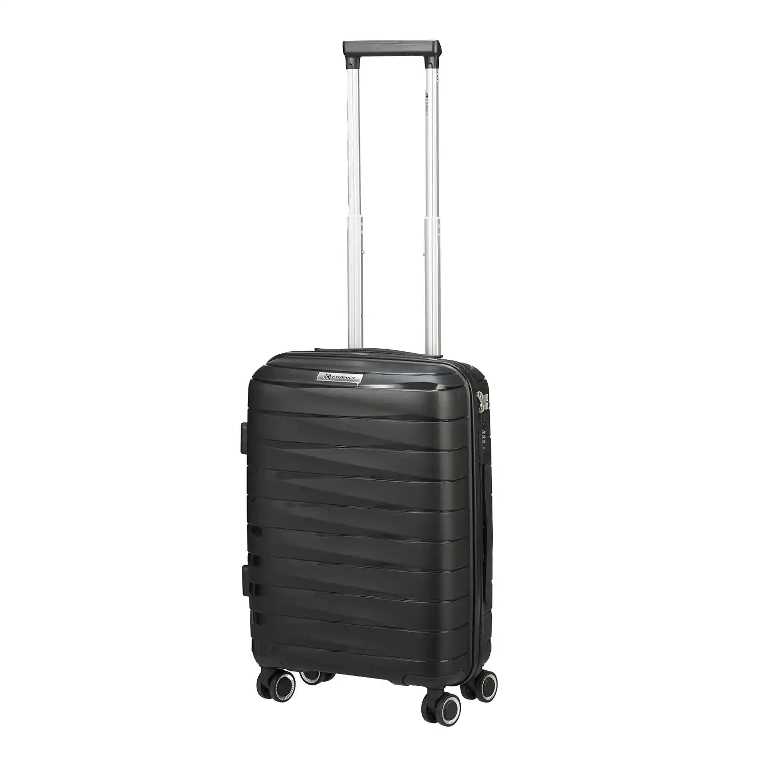 koffer-direkt.de PP16 4-Rollen Kabinentrolley 55 cm - Black