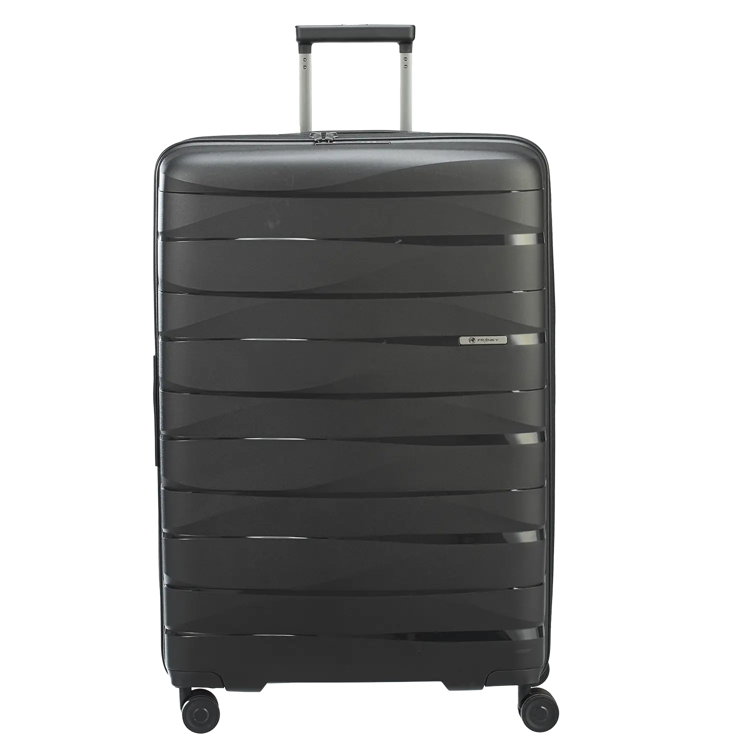 PP21 Großer Reisekoffer L schwarz Detail - Hochwertiges Material mit Langlebigkeitsgarantie