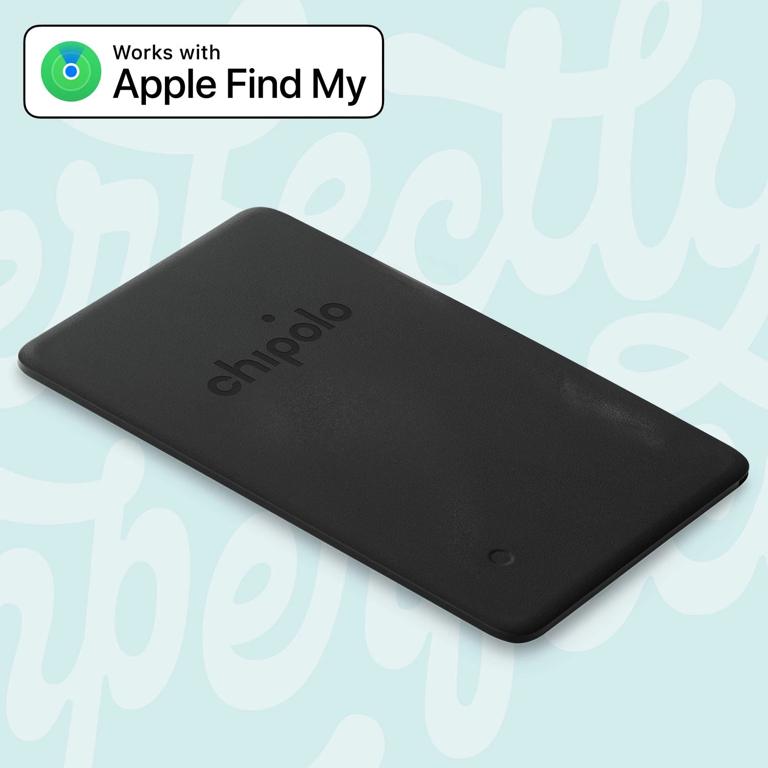 Chipolo Card Spot PerfectlyImperfect Apple Find My App - Almost black