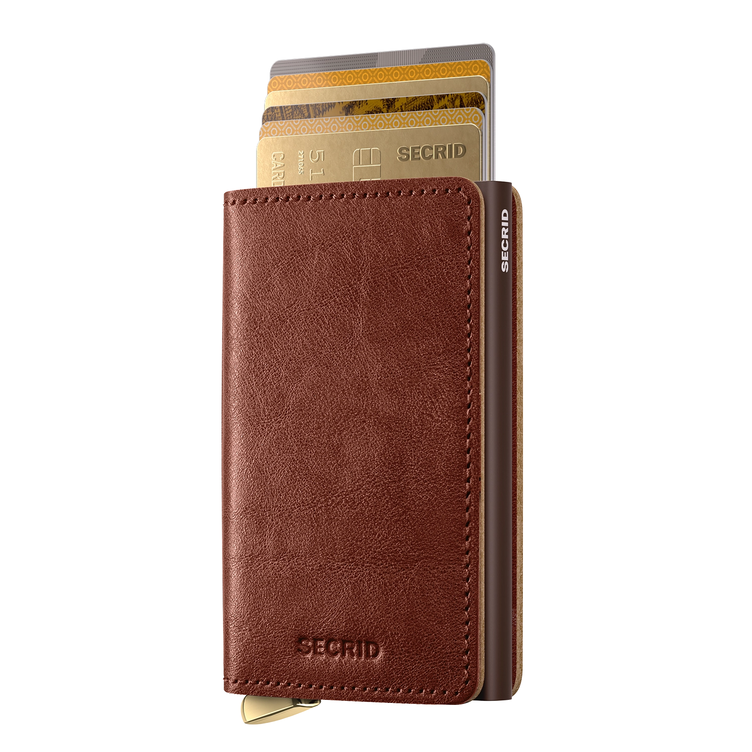 Secrid Premium Kollektion Slimwallet Basco 10 cm - Whiskey