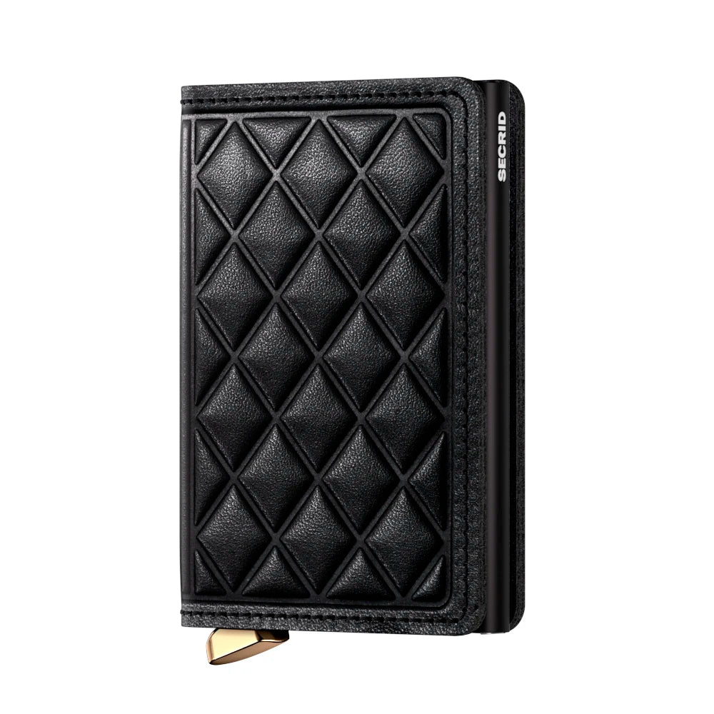 Secrid Premium Kollektion Slimwallet Emboss Diamond 10 cm - Black Secrid - koffer - direkt.de