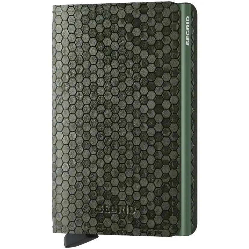 Secrid Wallets Slimwallet Hexagon 10 cm - Vert