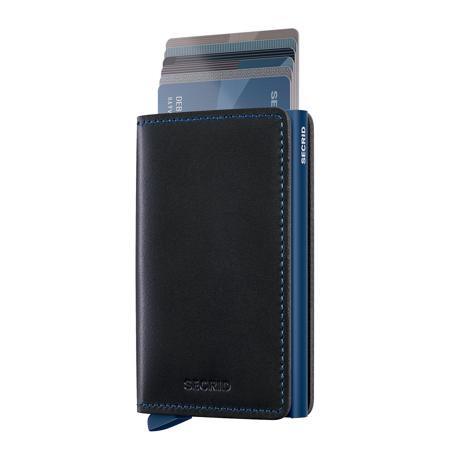 Secrid Wallets Slimwallet Original 10 cm - Black-Navy