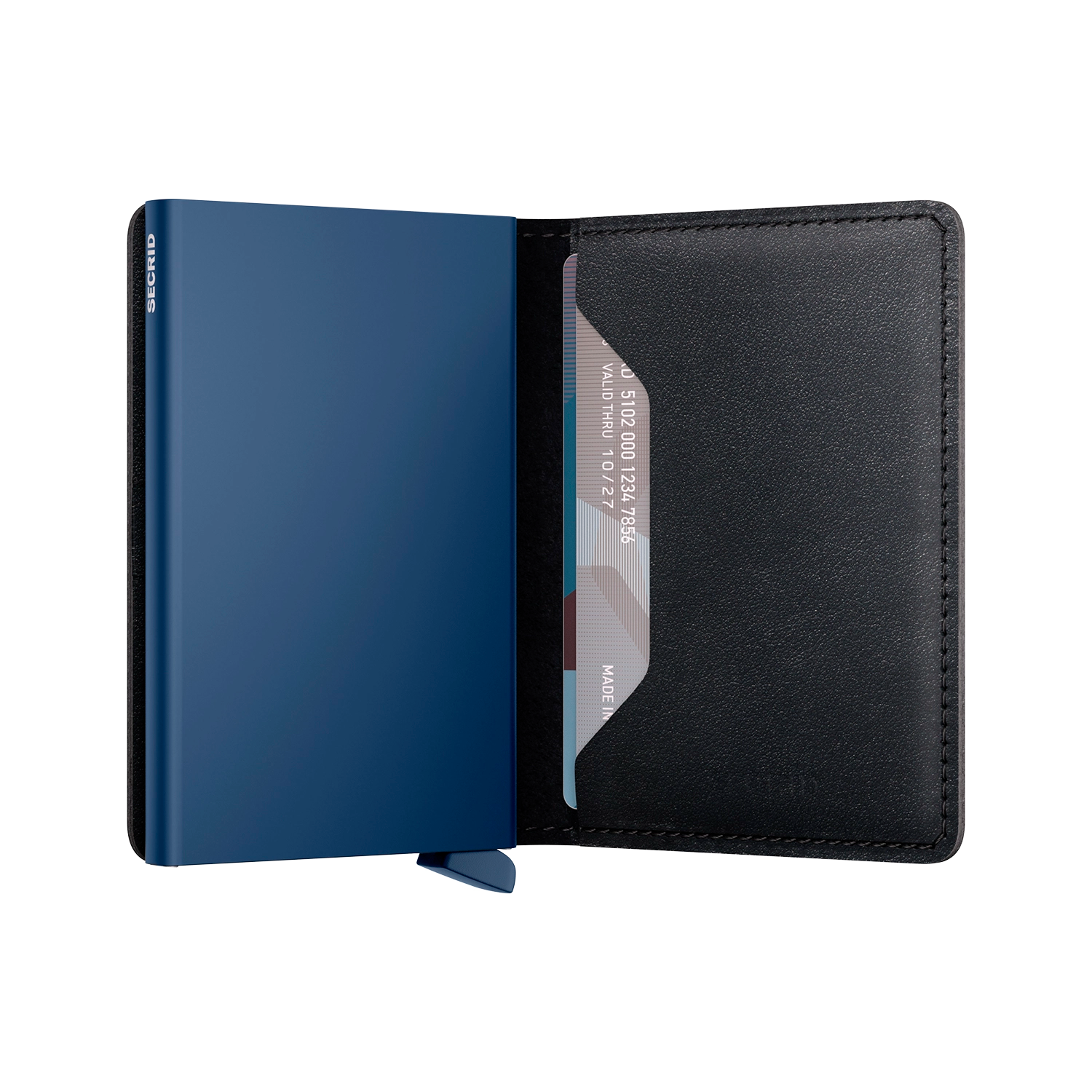 Secrid Wallets Slimwallet Original 10 cm - Black-Navy