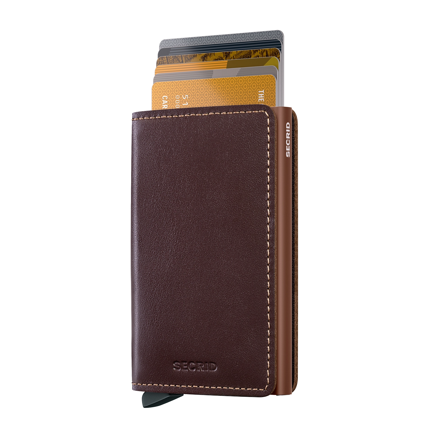 Secrid Wallets Slimwallet Original 10 cm - Chocolate