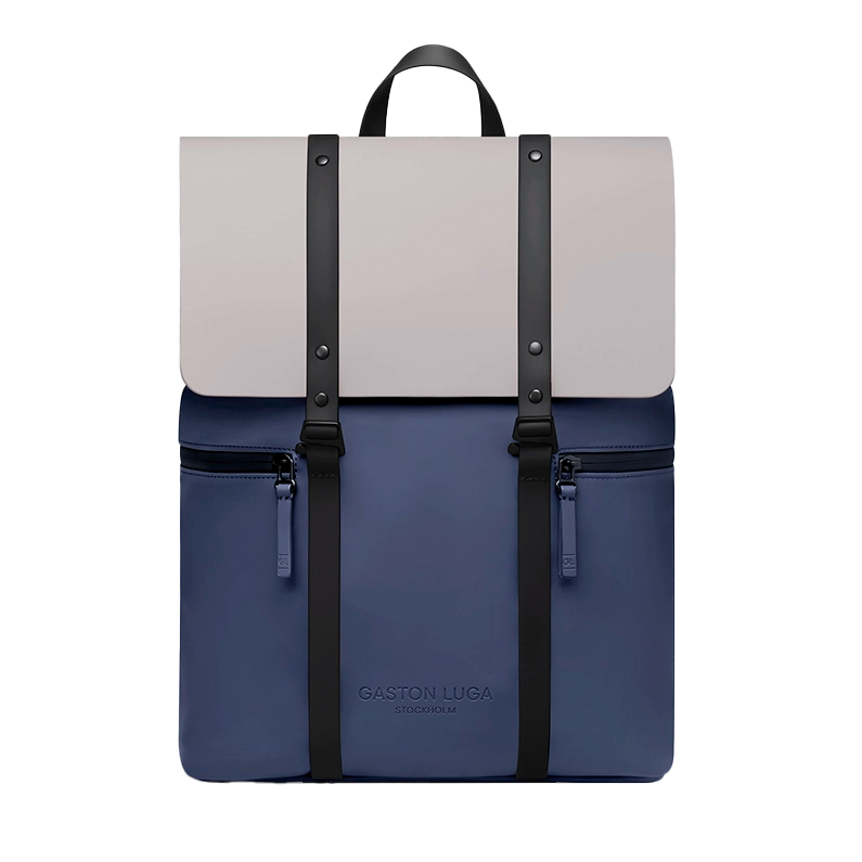 Gaston Luga Spläsh 2.0 13 Zoll Laptop Backpack 40 cm in Dark Blue Taupe – moderner wasserdichter Rucksack