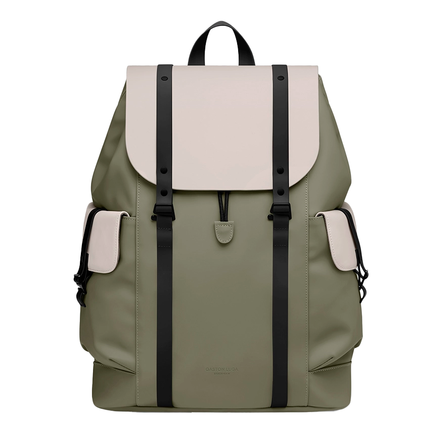 Gaston Luga Spläsh Utility Backpack 16 Zoll 43 cm in Cloud Cream Sage – vielseitiger Laptop-Rucksack für Damen und Herren