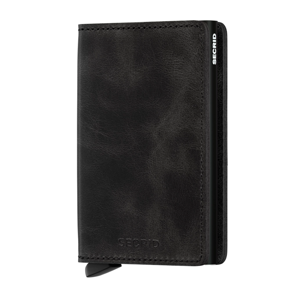 Secrid Wallets Slimwallet Vintage 10 cm - black