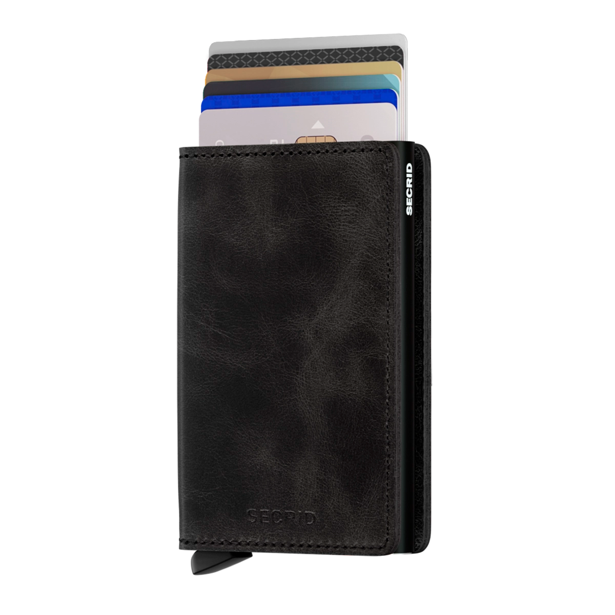 Secrid Wallets Slimwallet Vintage 10 cm - black