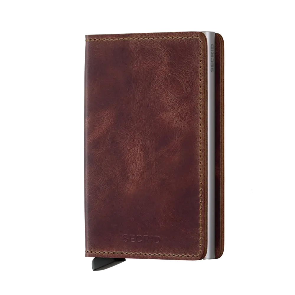 Secrid Wallets Slimwallet Vintage 10 cm - brown