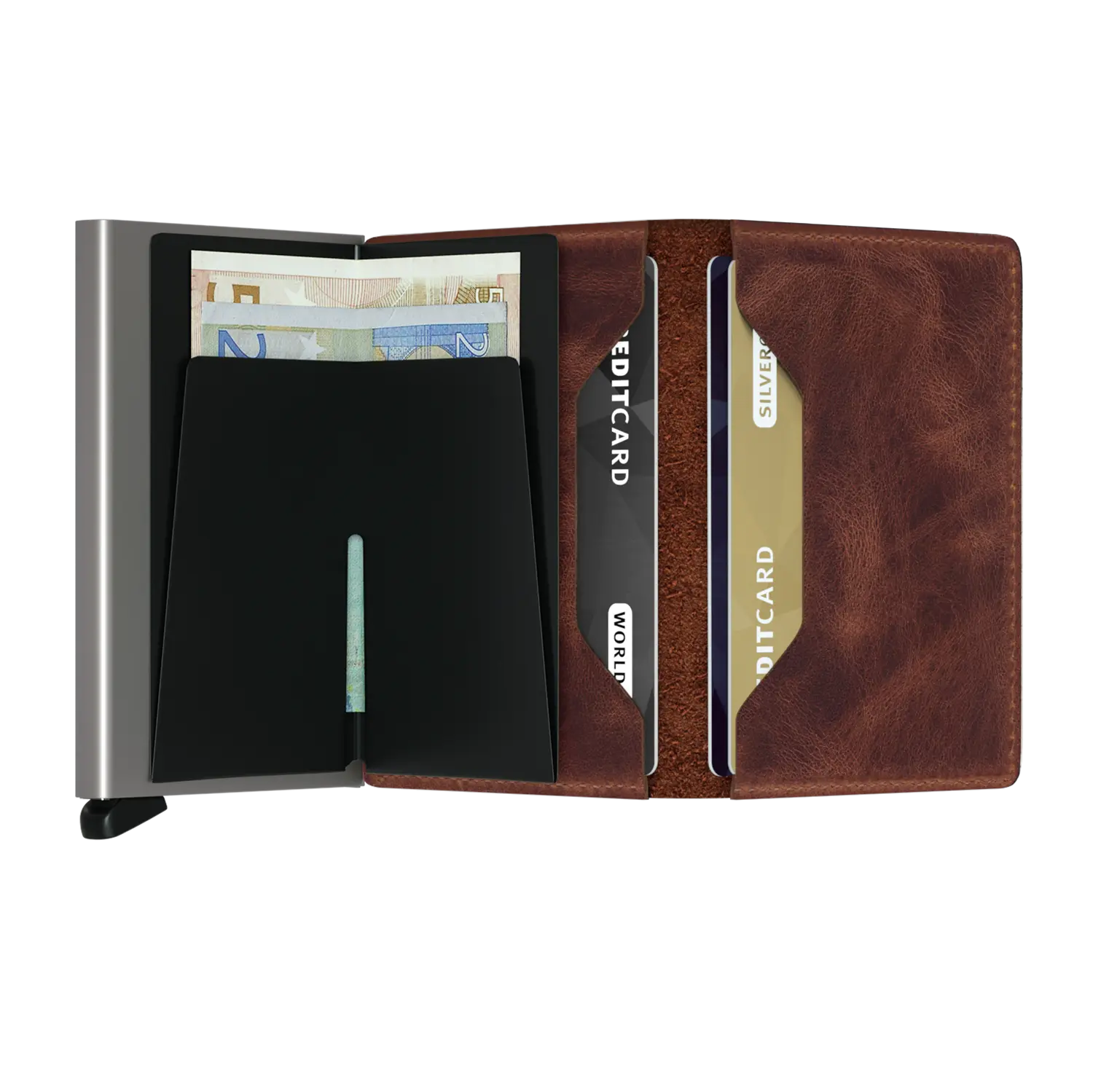 Secrid Wallets Slimwallet Vintage 10 cm - brown