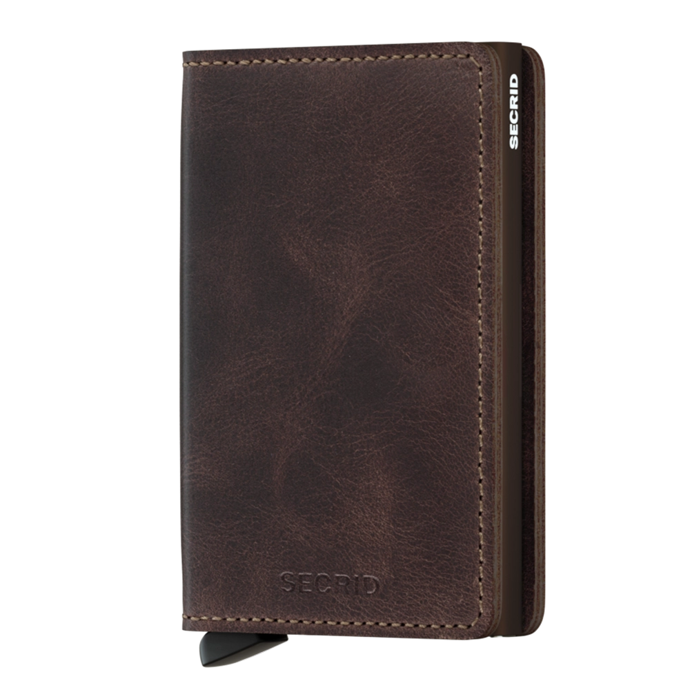 Secrid Wallets Slimwallet Vintage 10 cm - chocolate