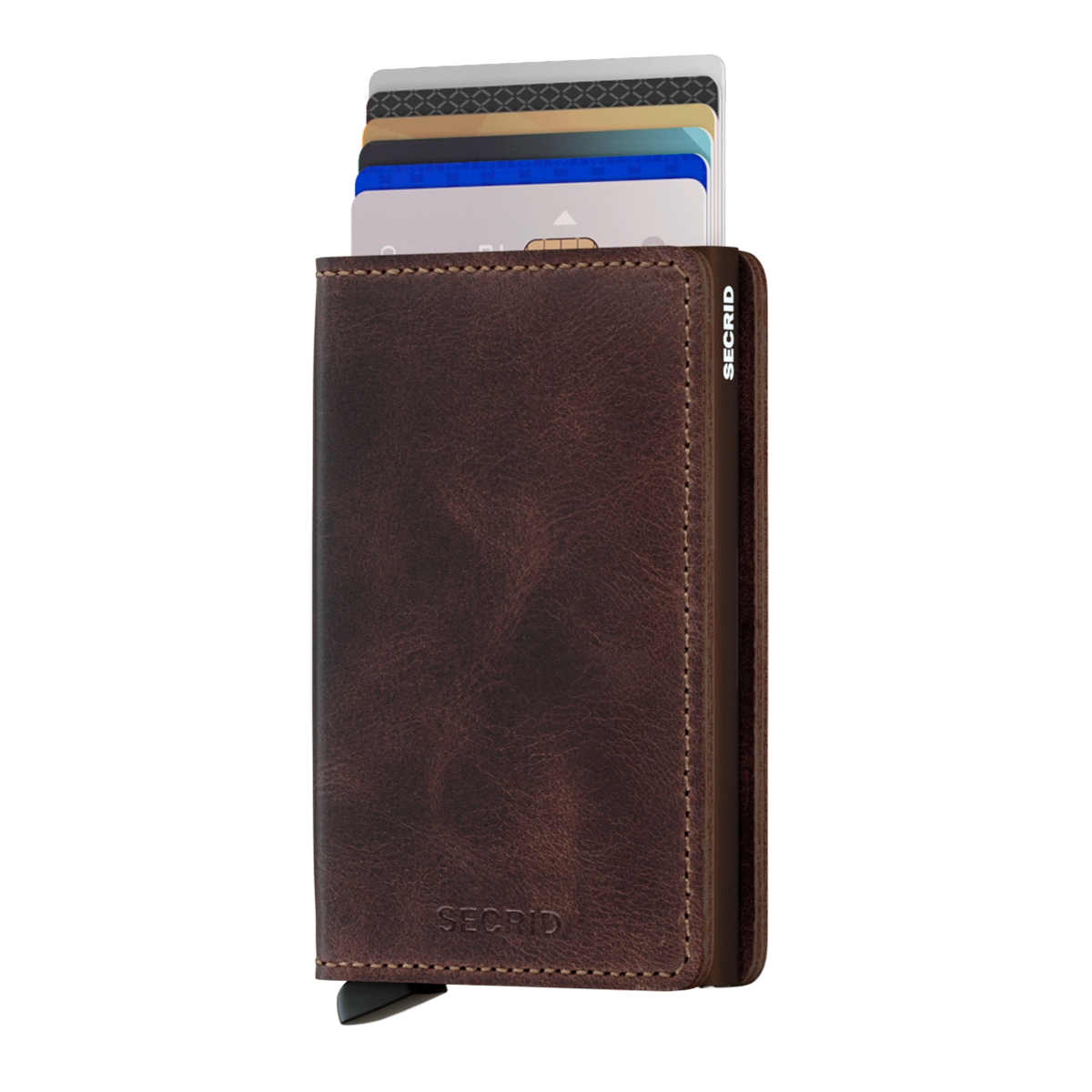 Secrid Wallets Slimwallet Vintage 10 cm - chocolate