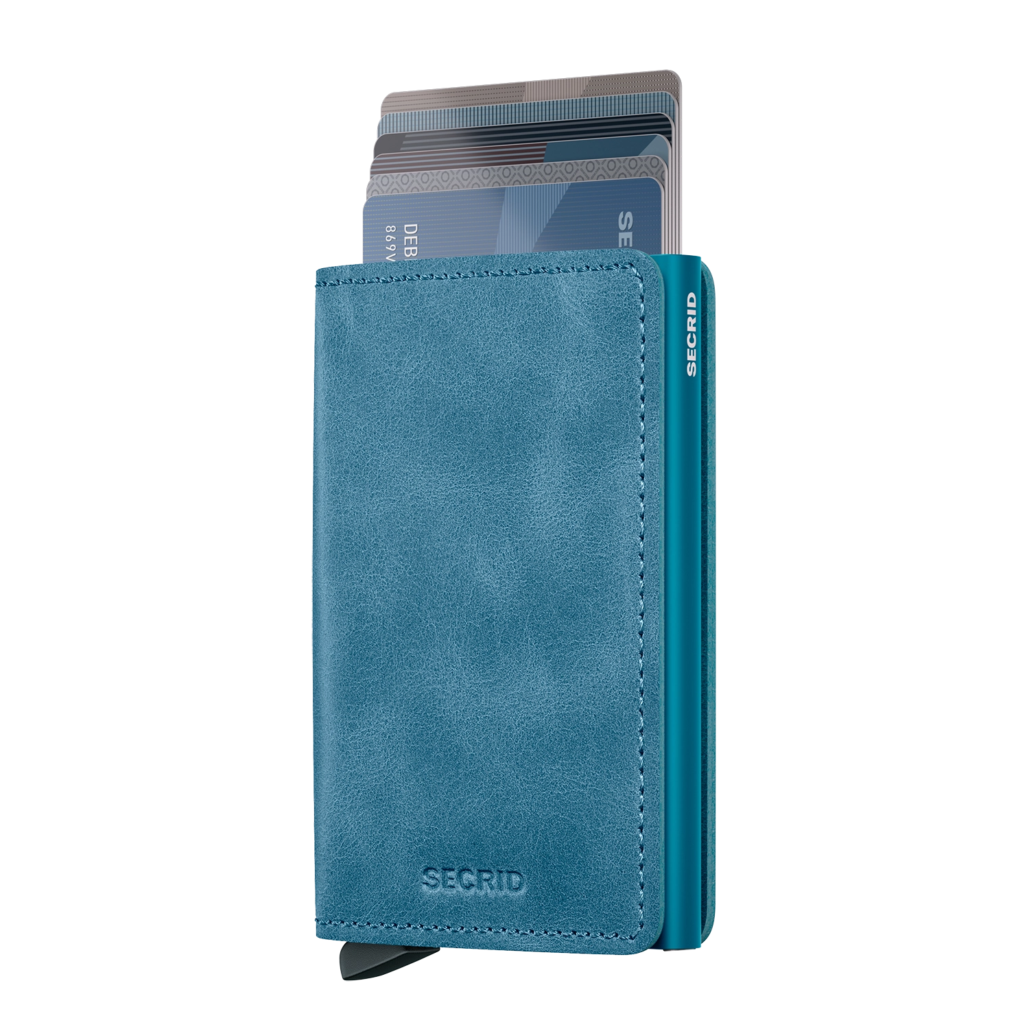 Secrid Wallets Slimwallet Vintage 10 cm - Teal