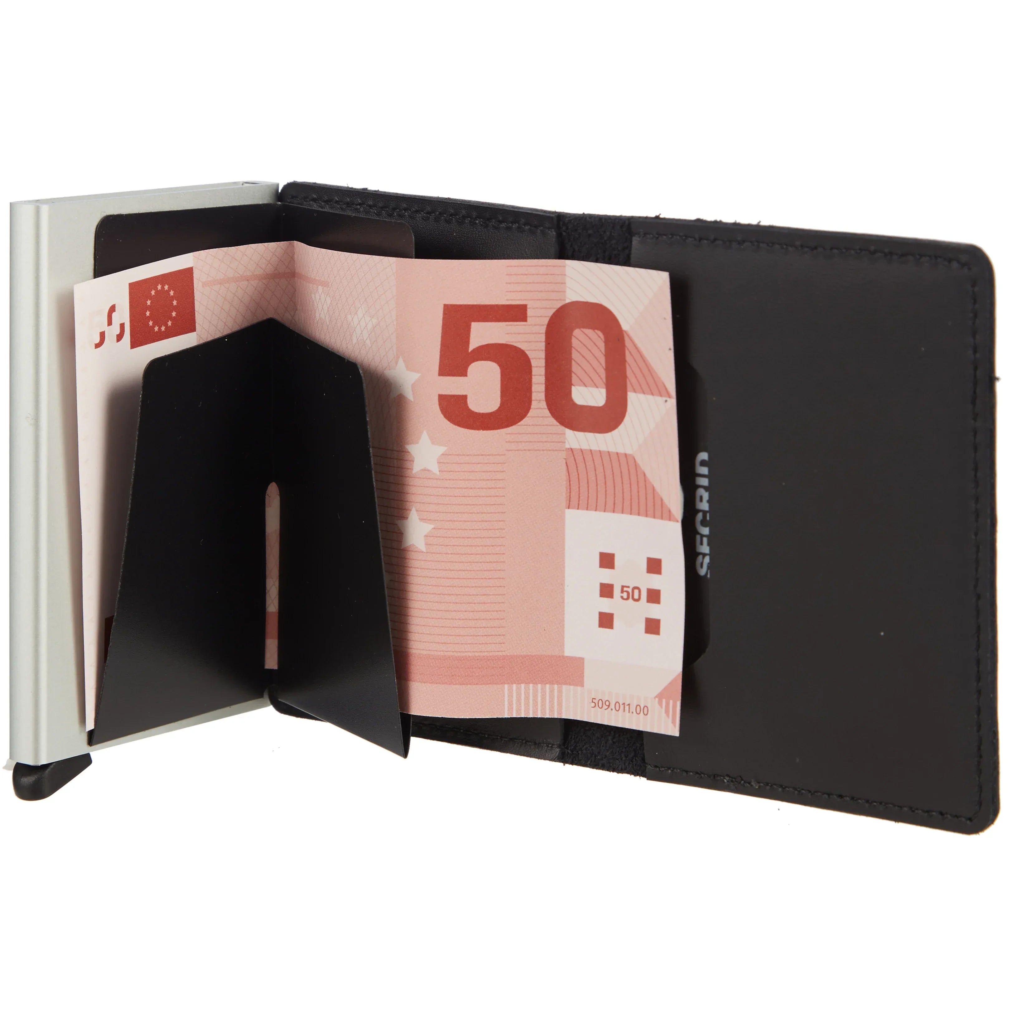 Secrid Wallets Slimwallet Original 10 cm - Black-Brown