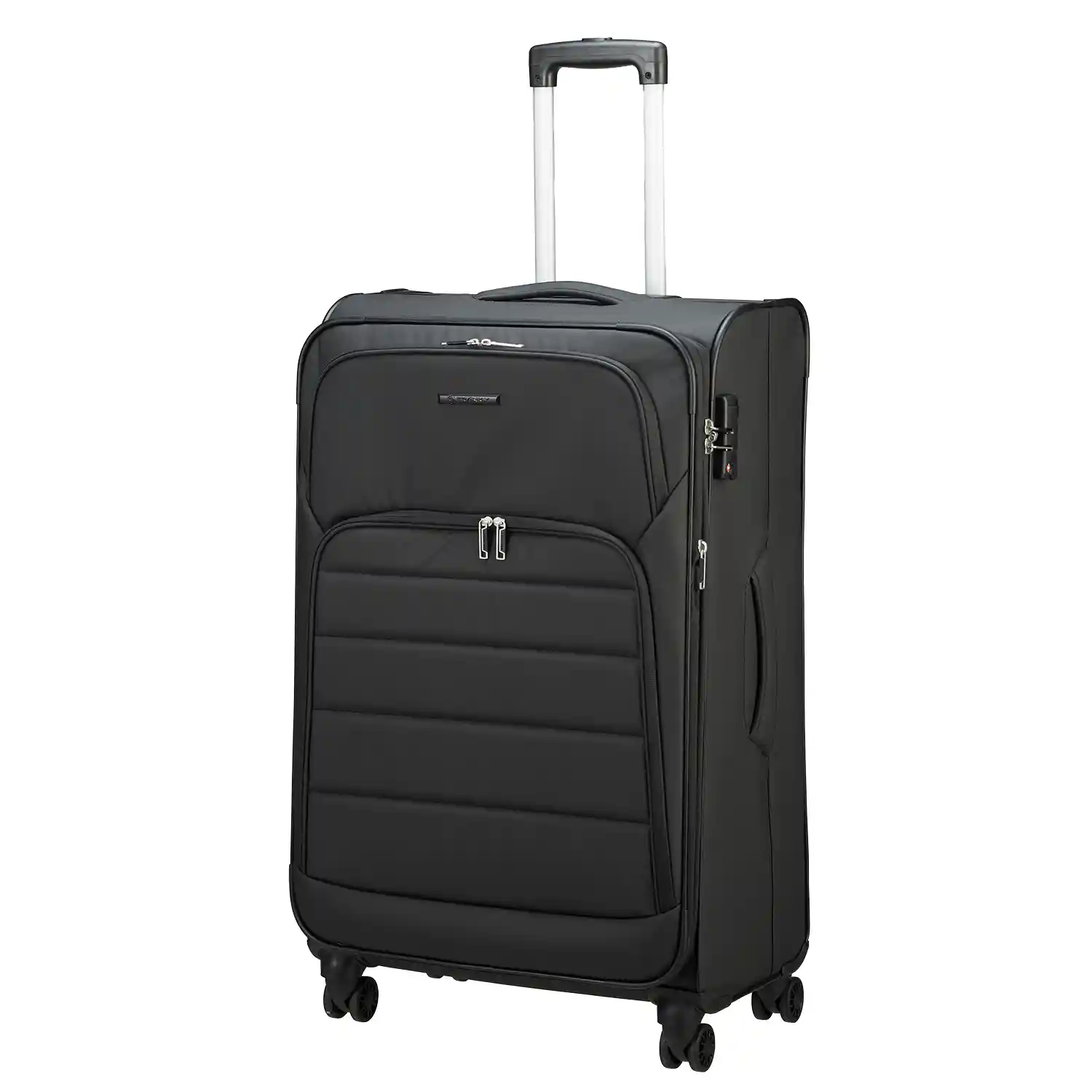 koffer-direkt.de T1-B 4-Rollen Trolley Set S/M/L - Black