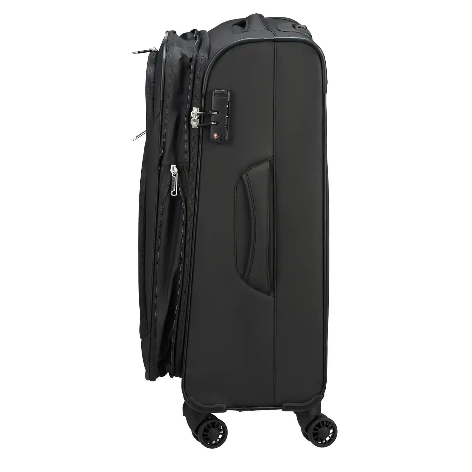 koffer-direkt.de T1-B 4-Rollen Trolley 65 cm - Black