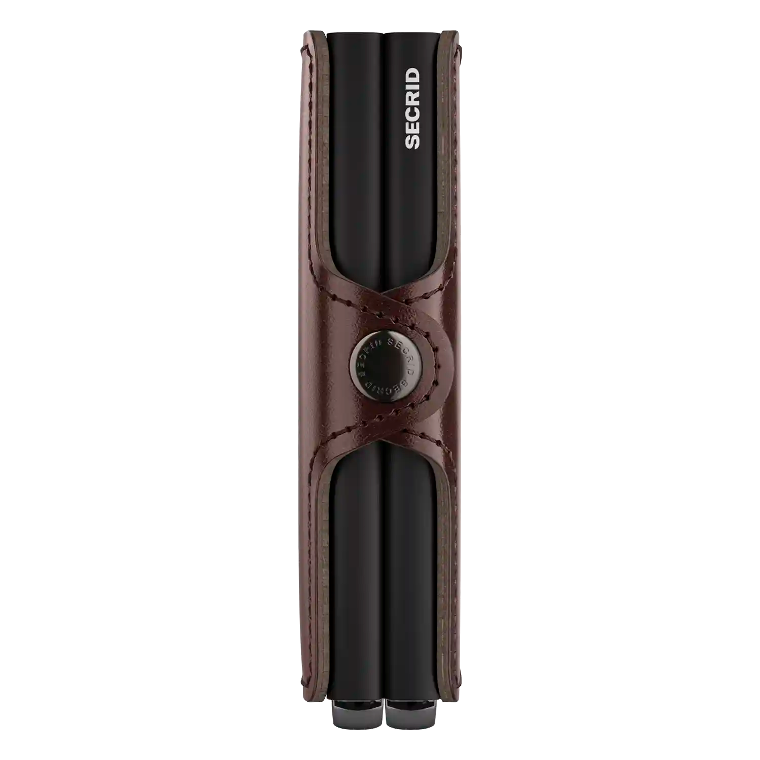 Seitenansicht Secrid Premium Kollektion Twinwallet Dusk Dark Brown 10 cm Portemonnaie