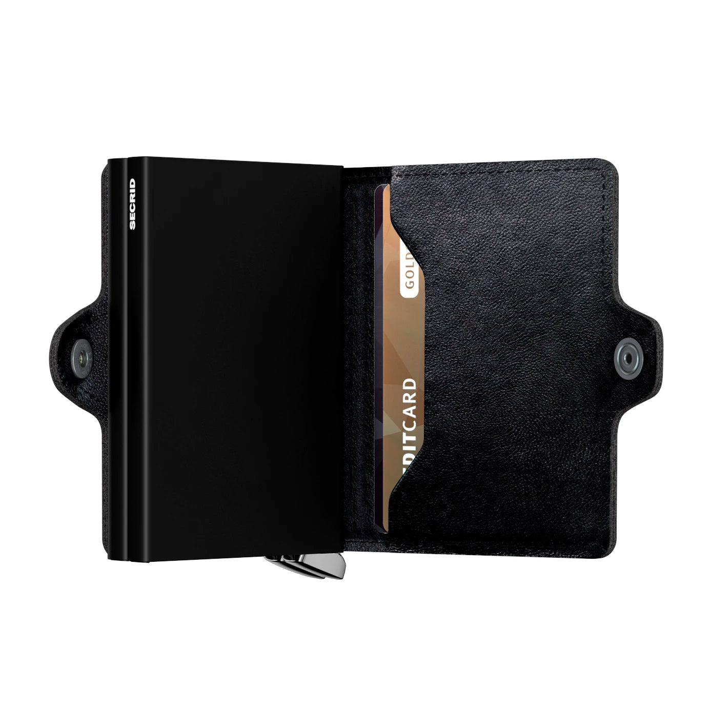 Secrid Premium Collection Twinwallet Lignes Embossées 10 cm - Noir