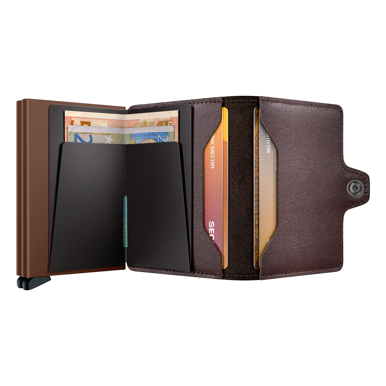 Secrid Wallets Twinwallet Original 10 cm - Chocolate