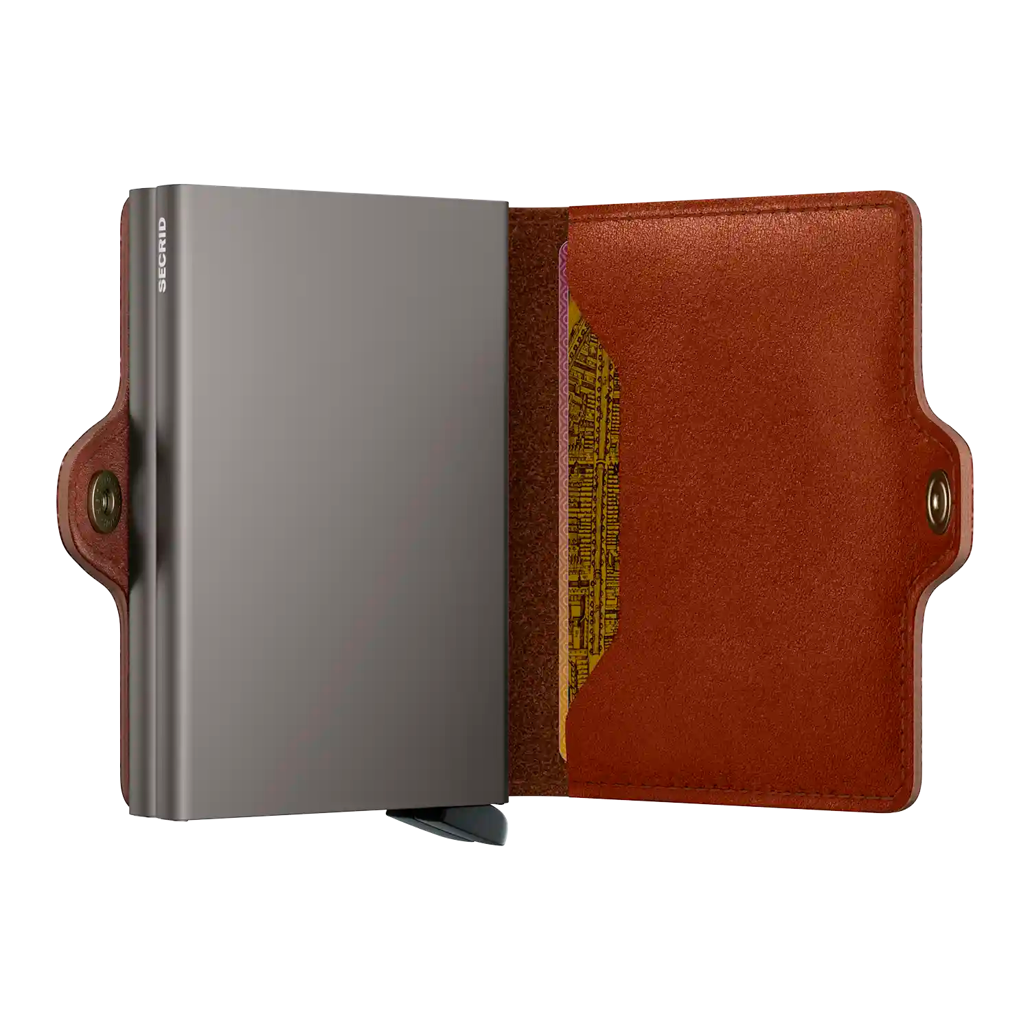 Secrid Twinwallet Saddle geöffnet - Doppelte Geldbörse mit Platz für Kredtikarten