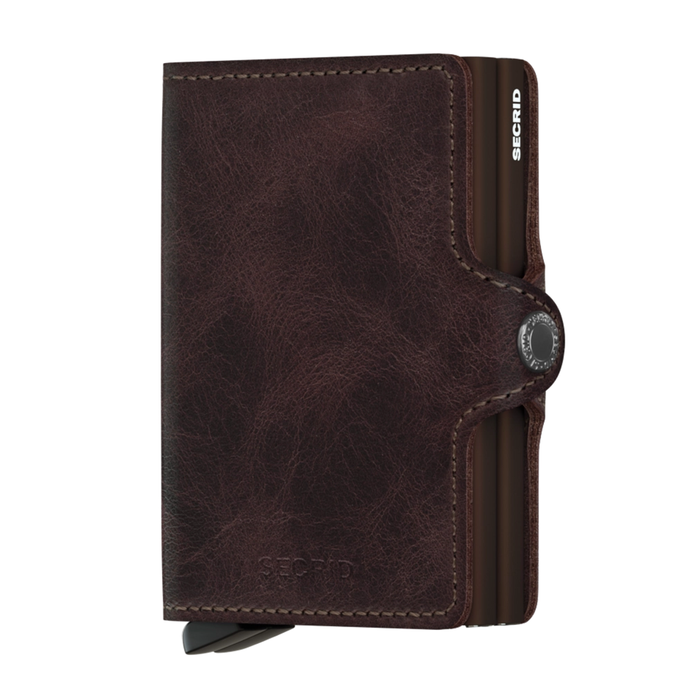 Secrid Wallets Twinwallet Vintage 10 cm - chocolate