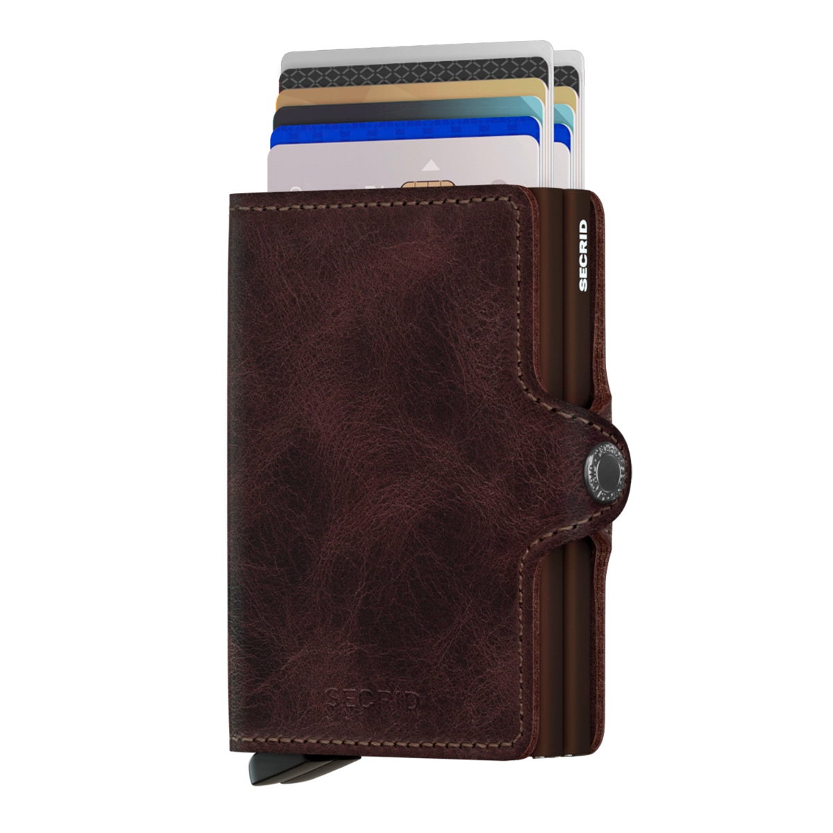 Secrid Wallets Twinwallet Vintage 10 cm - chocolate