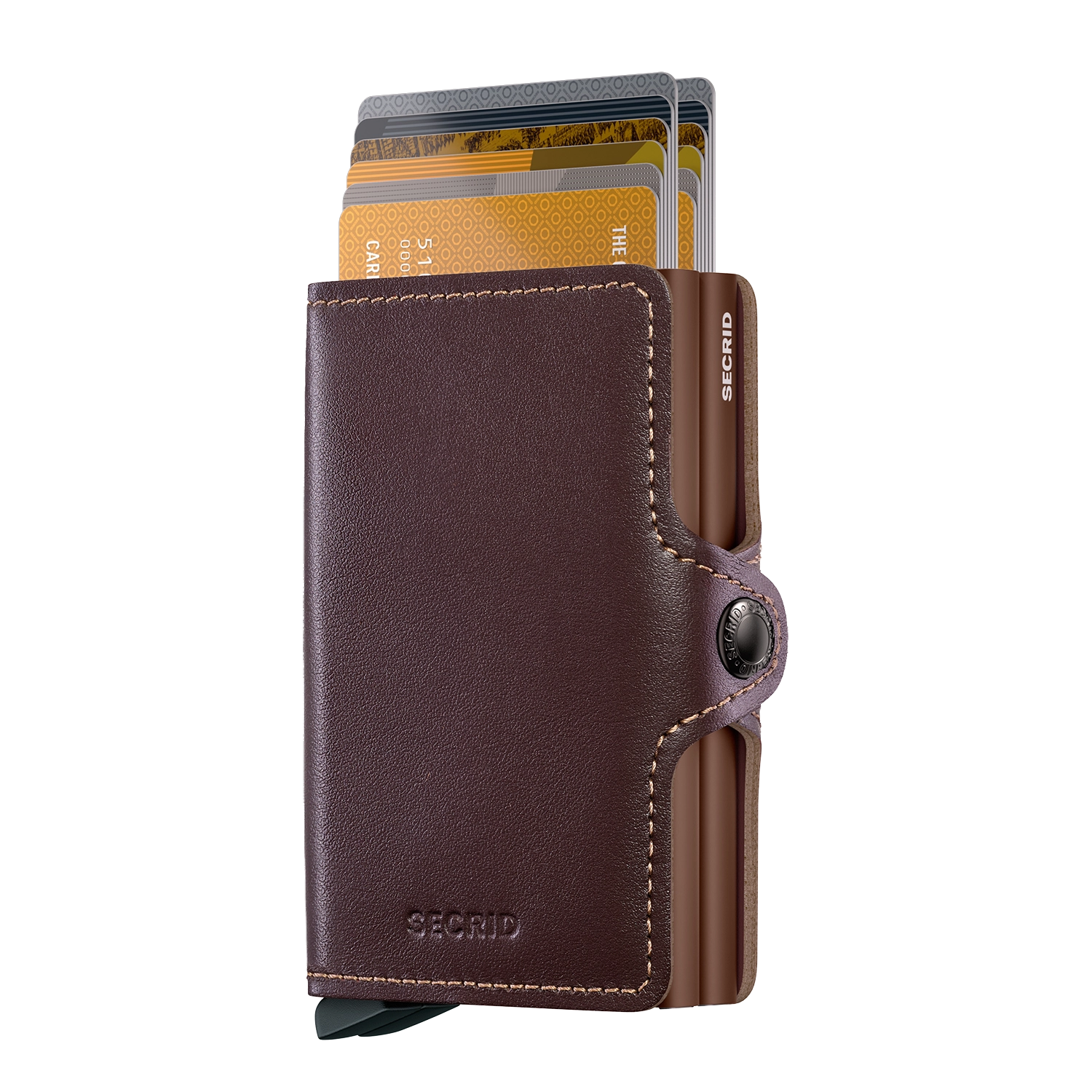 Secrid Wallets Twinwallet Vintage 10 cm - Cognac-Brown