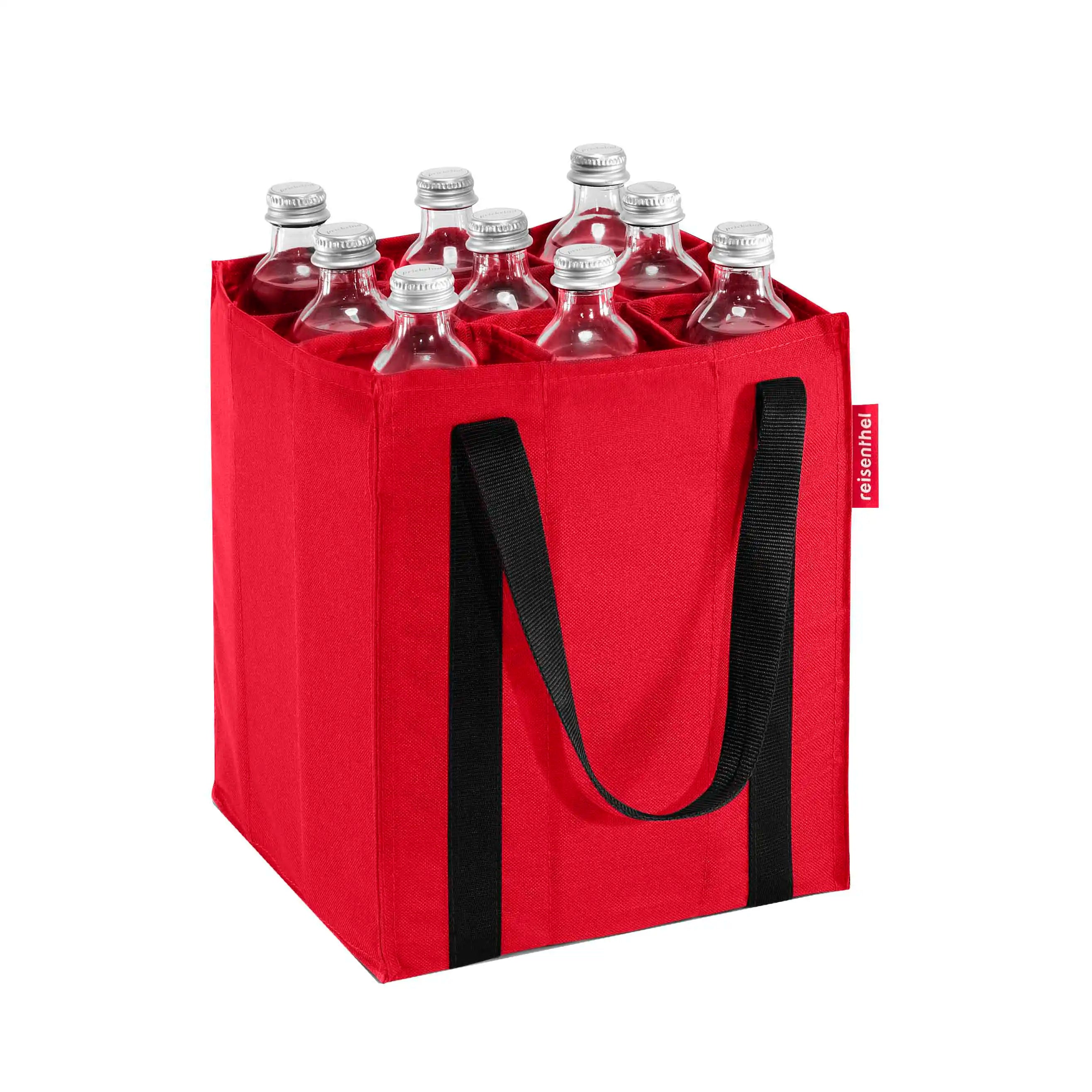 Reisenthel Shopping Bottlebag 28 cm - rayures rouges